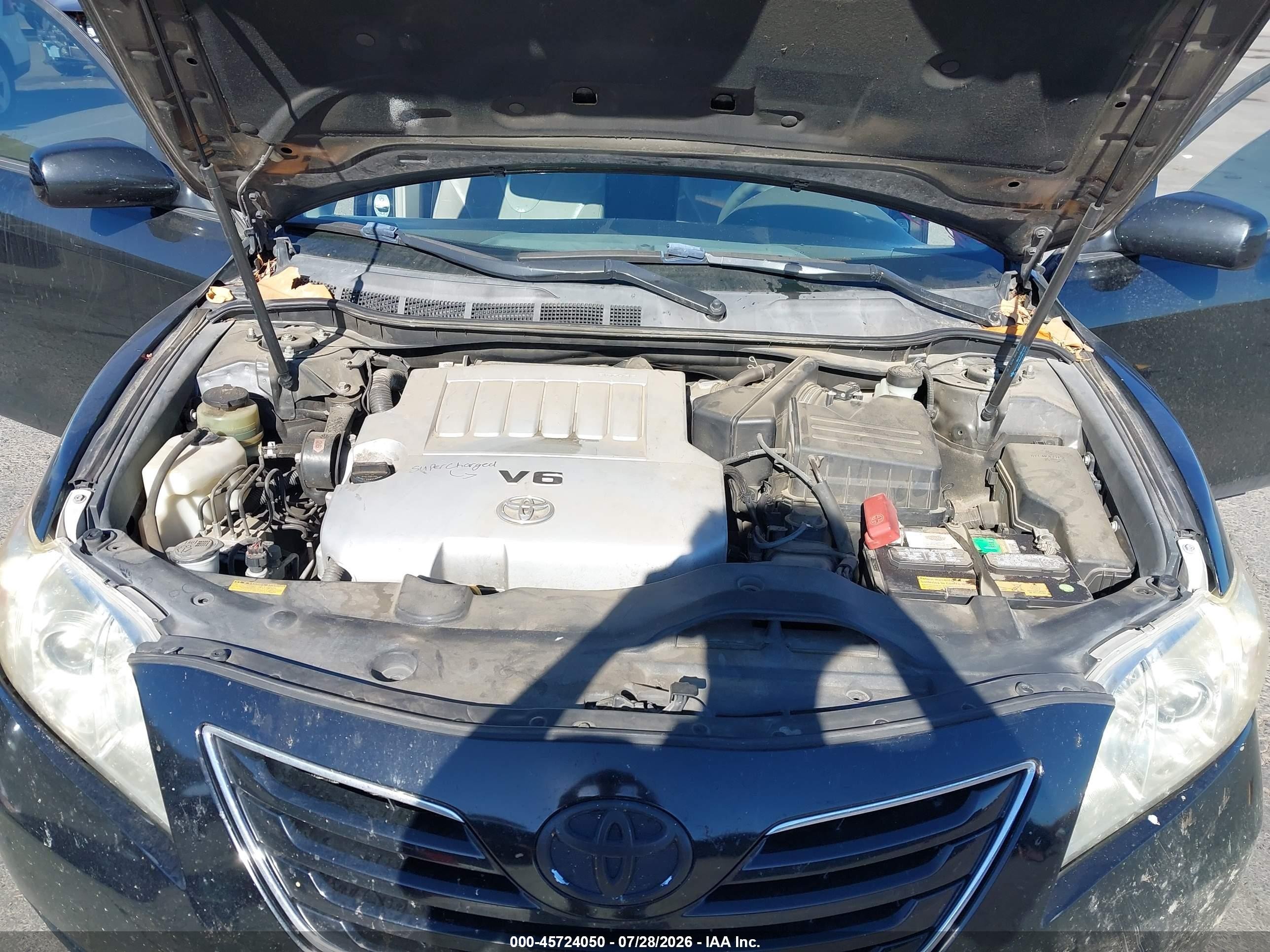 2007 Toyota Camry Xle V6 Черный vin: JTNBK46K873007897