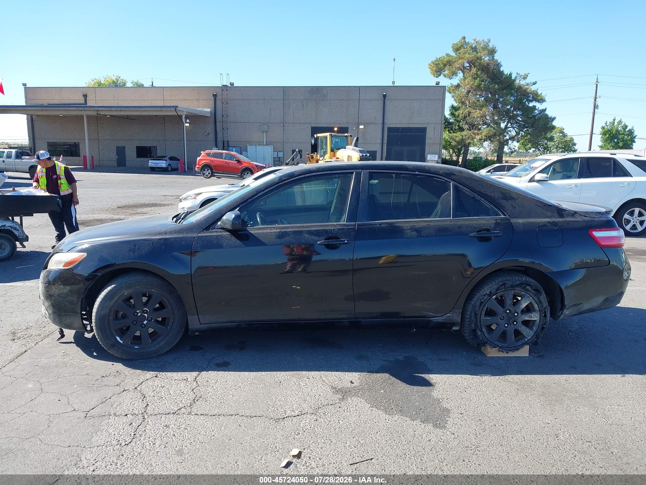 2007 Toyota Camry Xle V6 Черный vin: JTNBK46K873007897