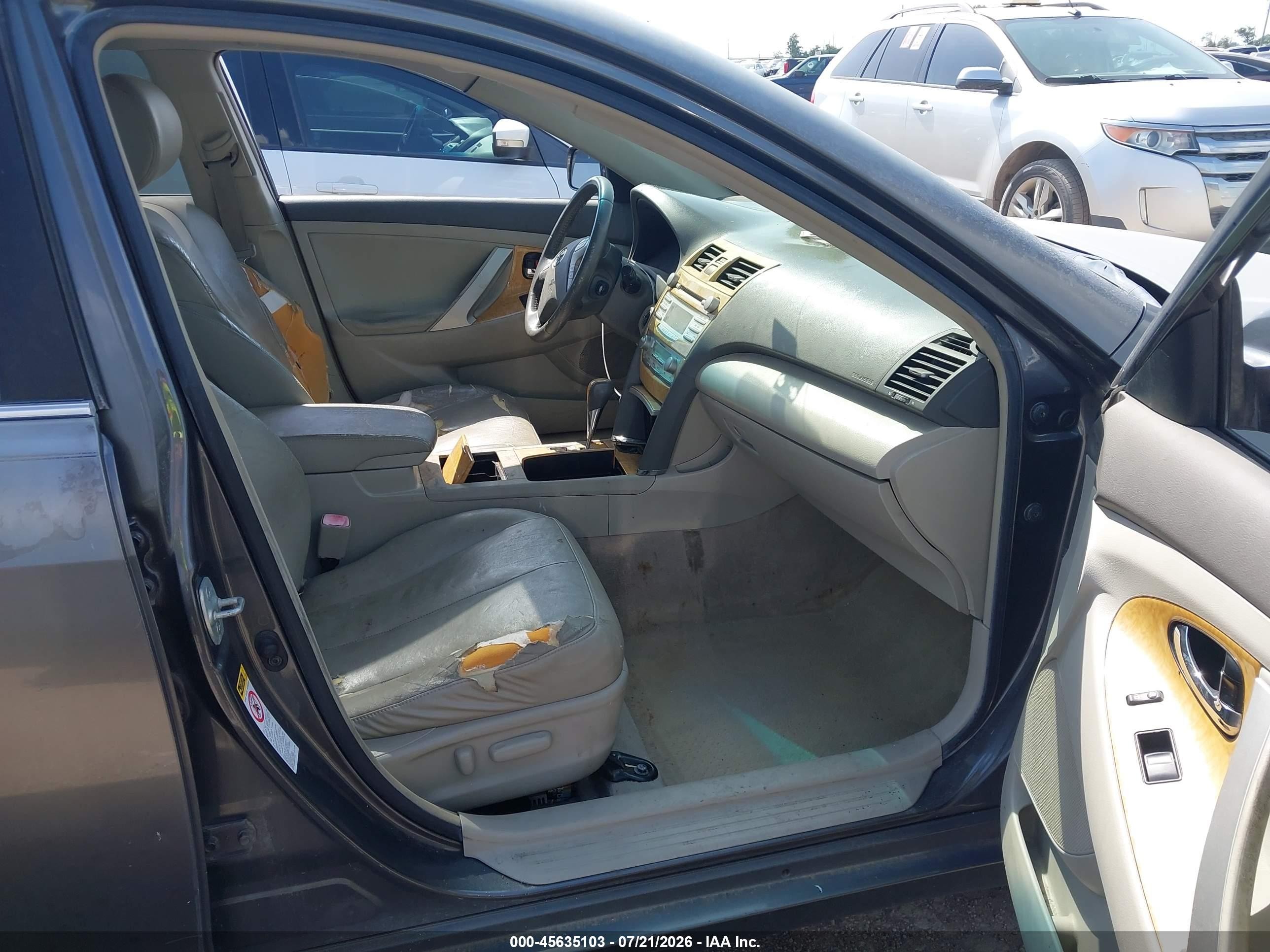 2007 Toyota Camry Xle V6 Серый vin: JTNBK46K873016504