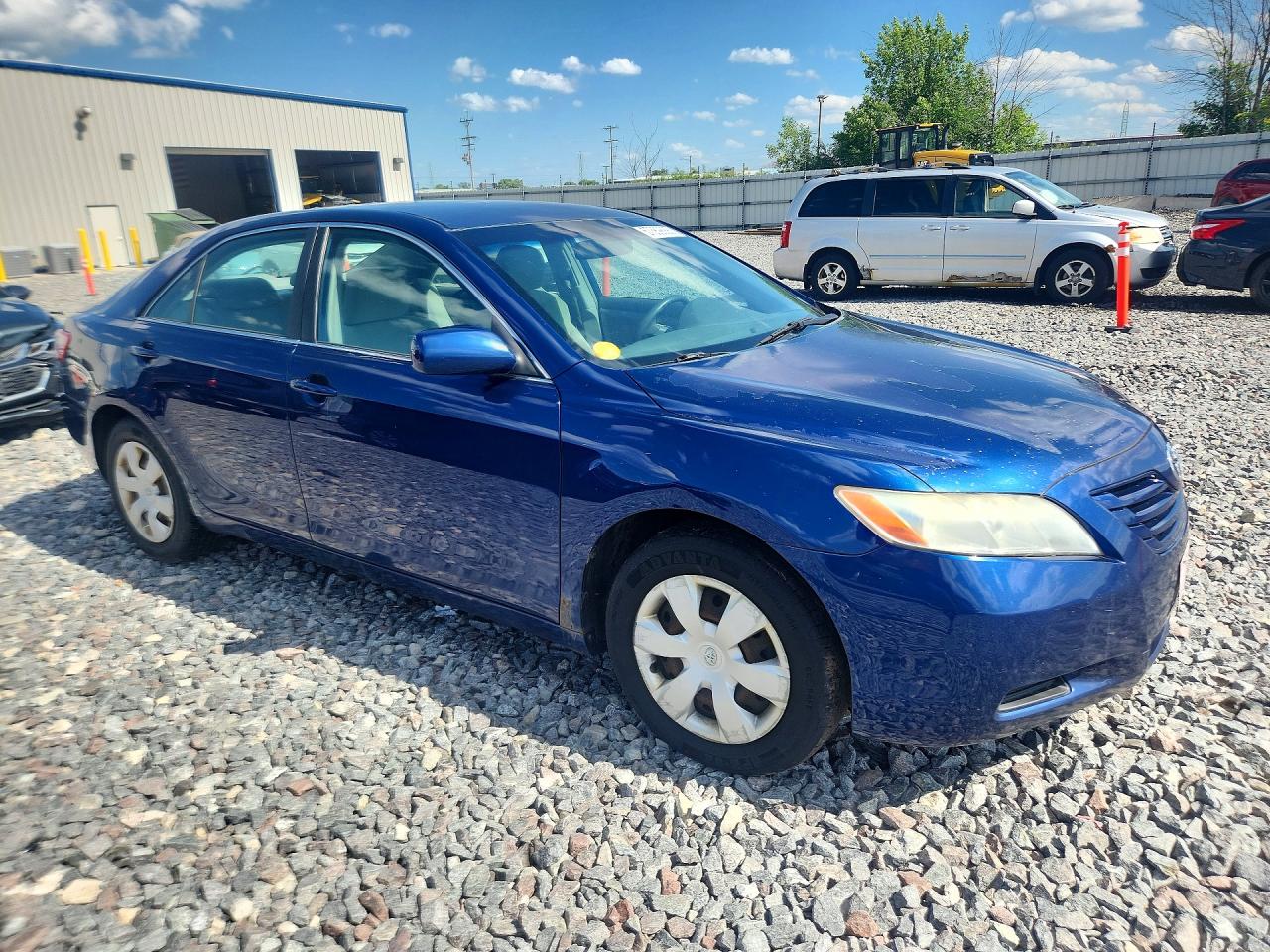 2007 Toyota Camry Le V6 Blue vin: JTNBK46K873030922
