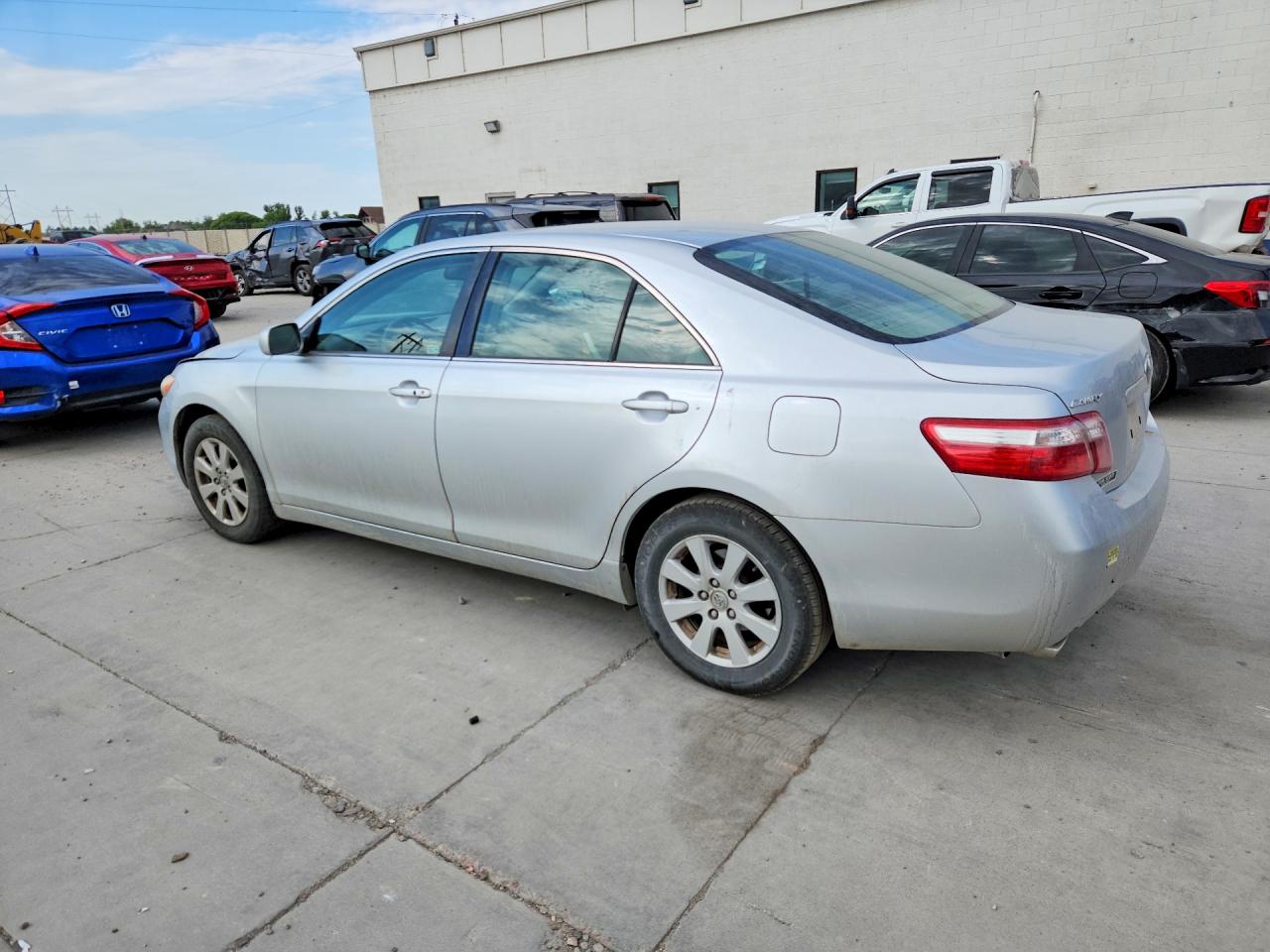 2007 Toyota Camry Xle V6 Silver vin: JTNBK46K973009514