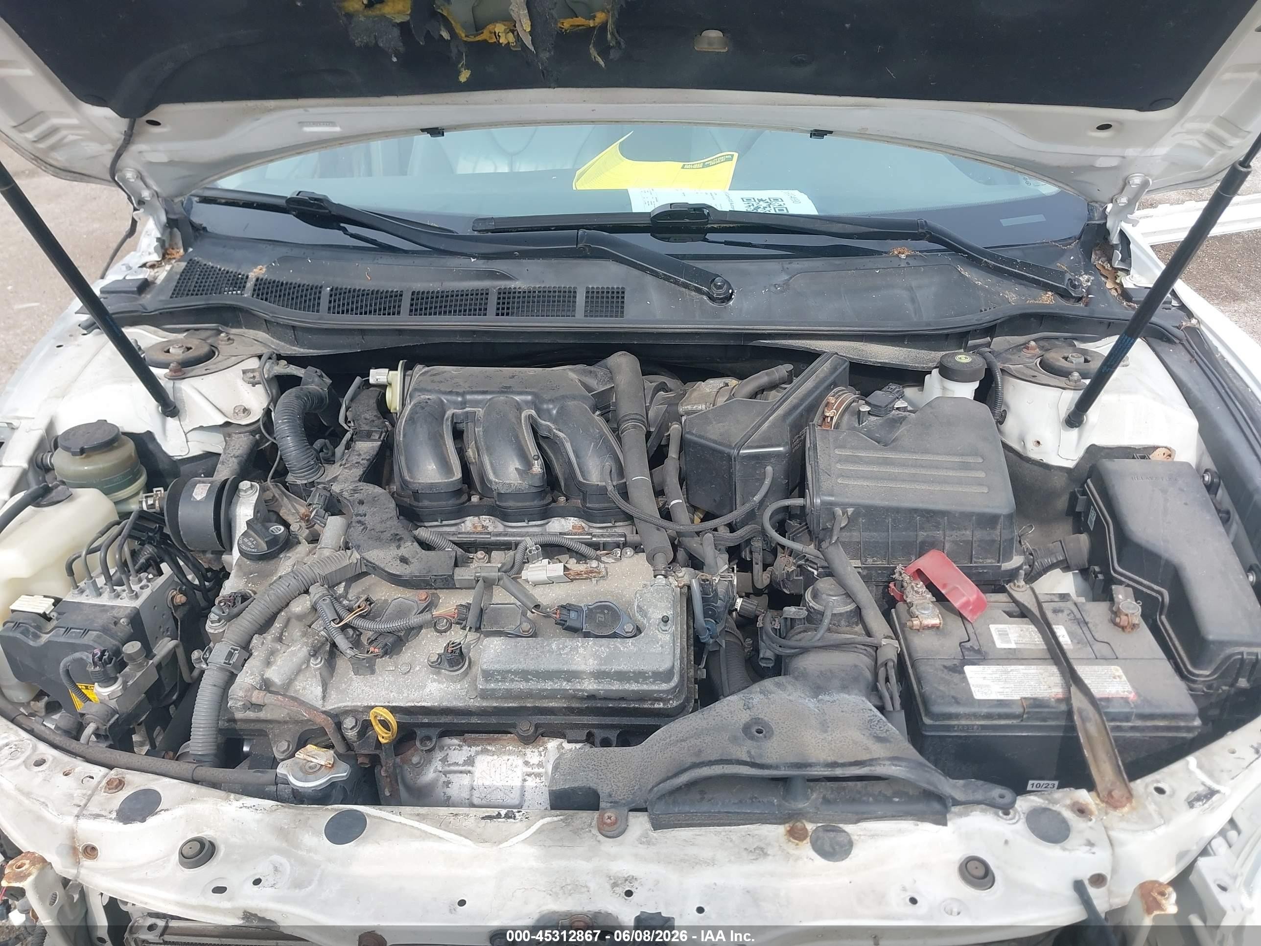 2007 Toyota Camry Xle V6 White vin: JTNBK46K973021629