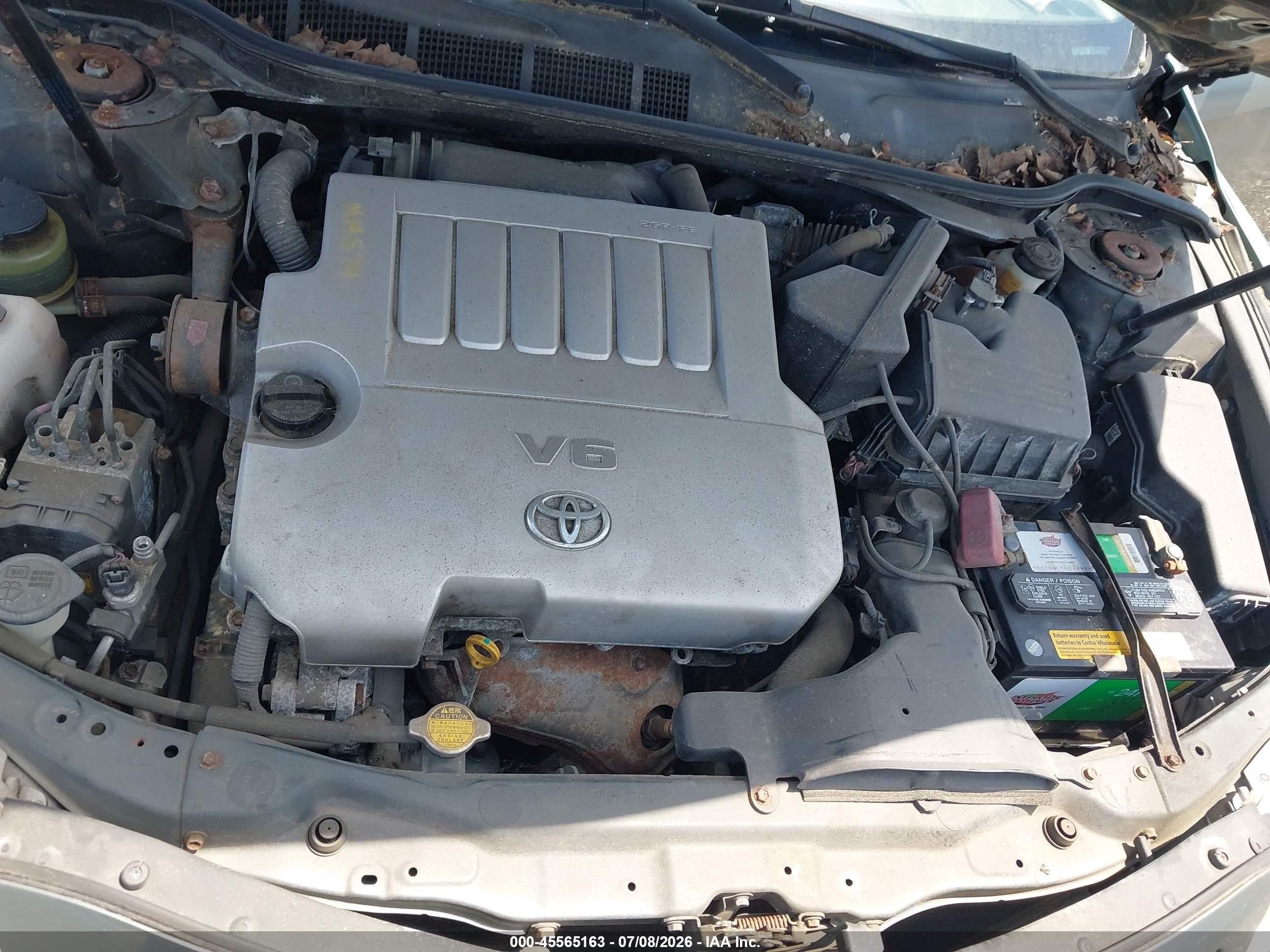 2007 Toyota Camry Le/xle/se Green vin: JTNBK46KX73014978