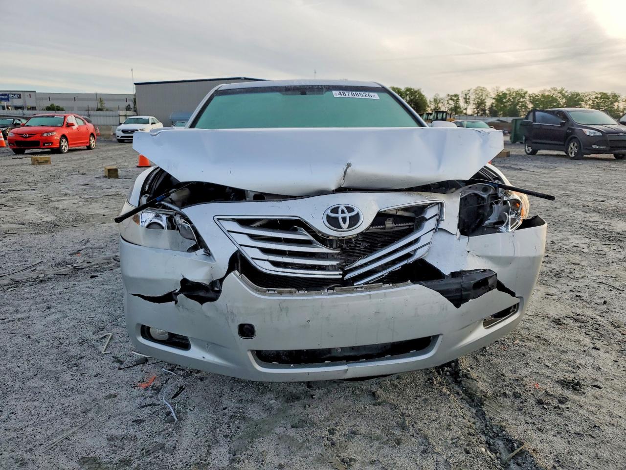 2007 Toyota Camry Xle V6 Silver vin: JTNBK46KX73017976