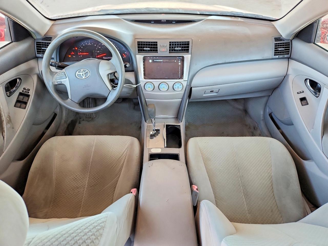 2008 Toyota Camry Le V6 Red vin: JTNBK46KX83031877