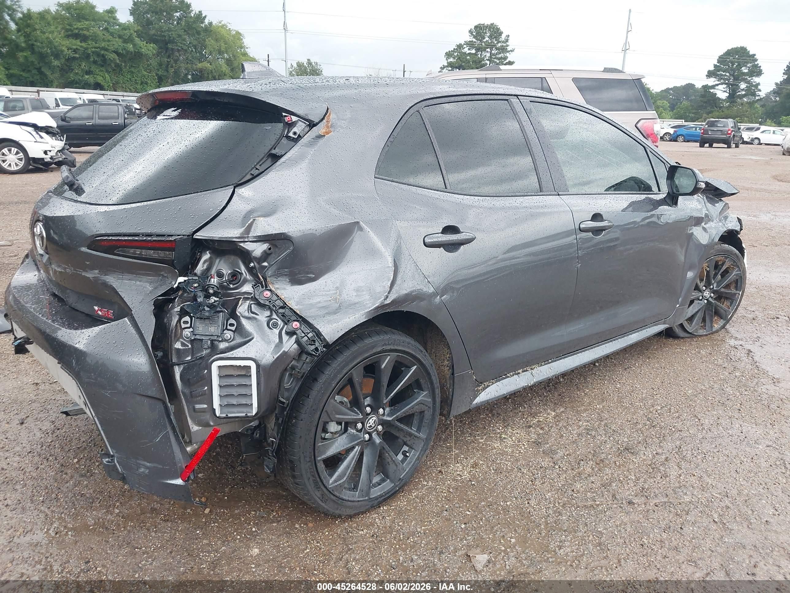 2023 Toyota Corolla Xse Gray vin: JTNC4MBE0P3206893