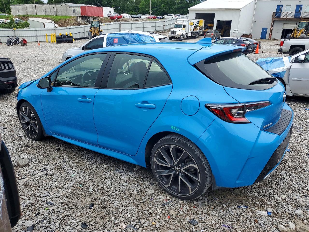 2021 Toyota Corolla Xse Blue vin: JTNC4MBE5M3125187