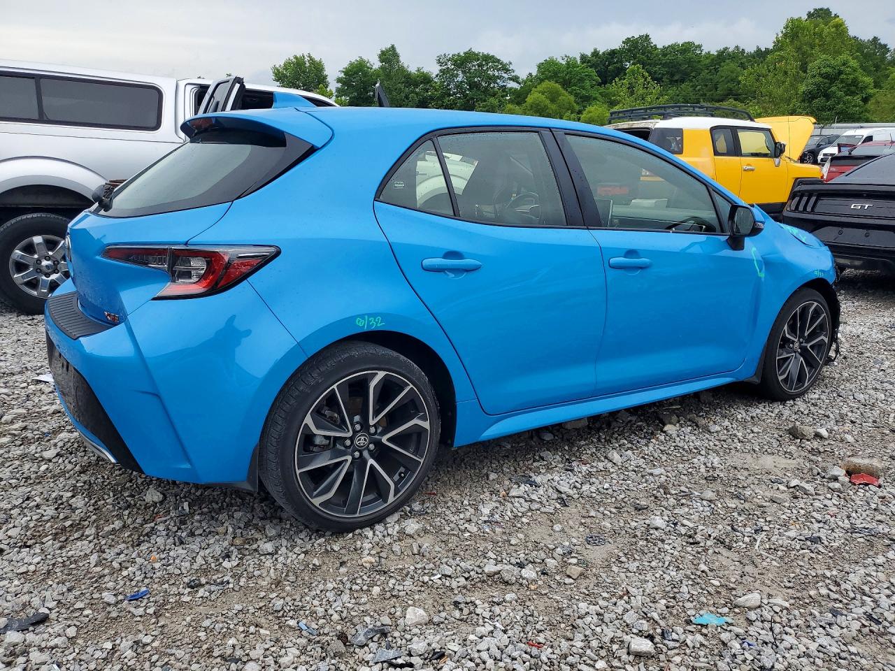 2021 Toyota Corolla Xse Blue vin: JTNC4MBE5M3125187