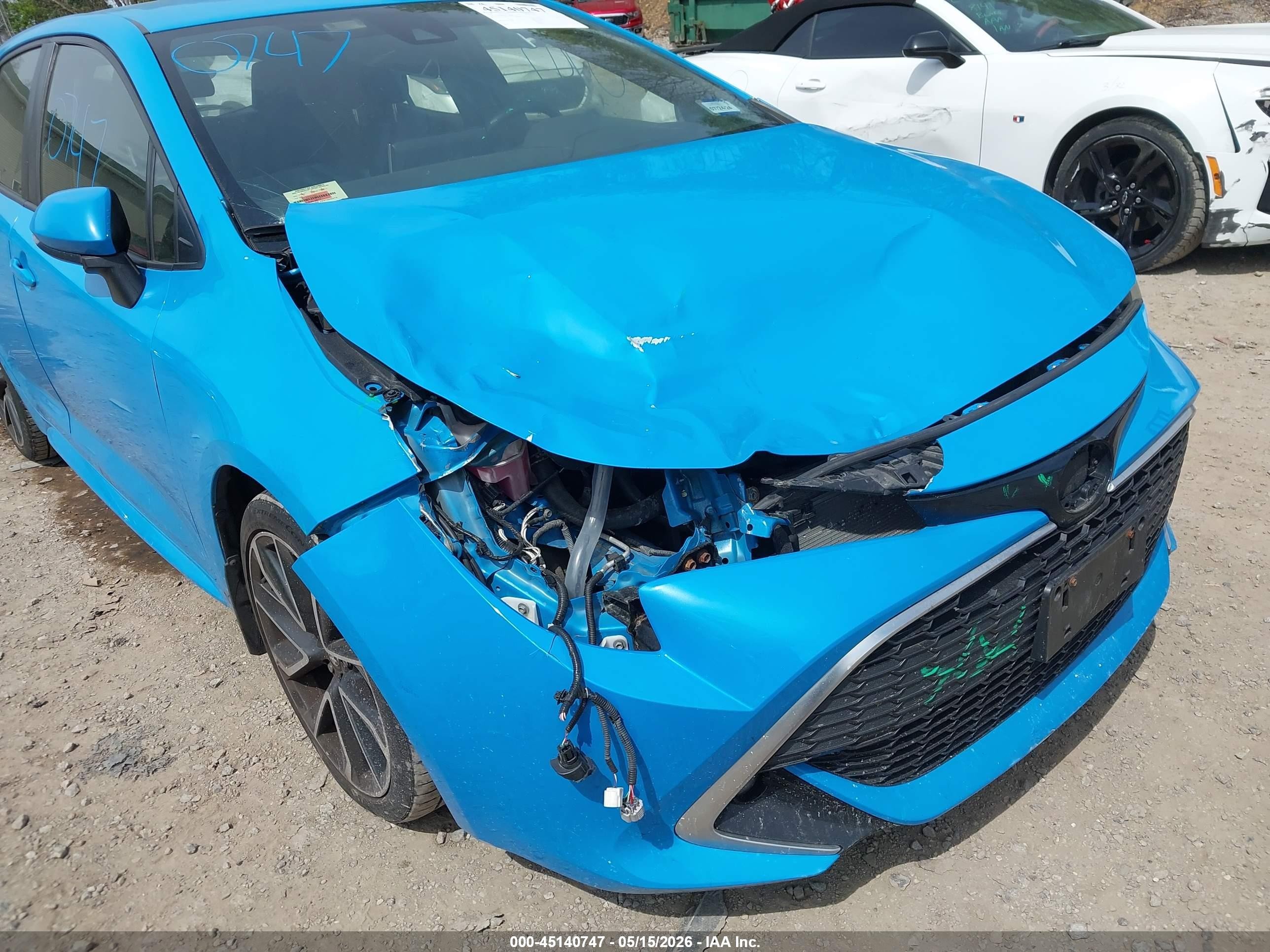 2021 Toyota Corolla Xse Blue vin: JTNC4MBE9M3108666