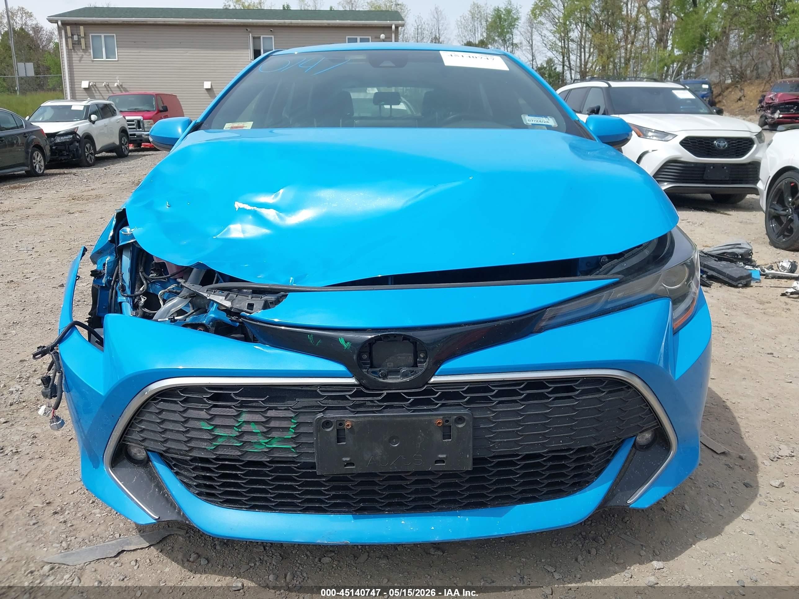 2021 Toyota Corolla Xse Blue vin: JTNC4MBE9M3108666