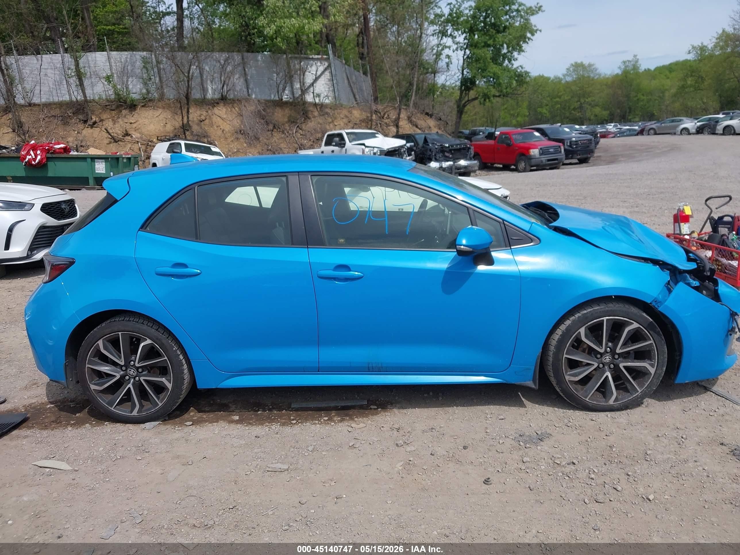 2021 Toyota Corolla Xse Blue vin: JTNC4MBE9M3108666