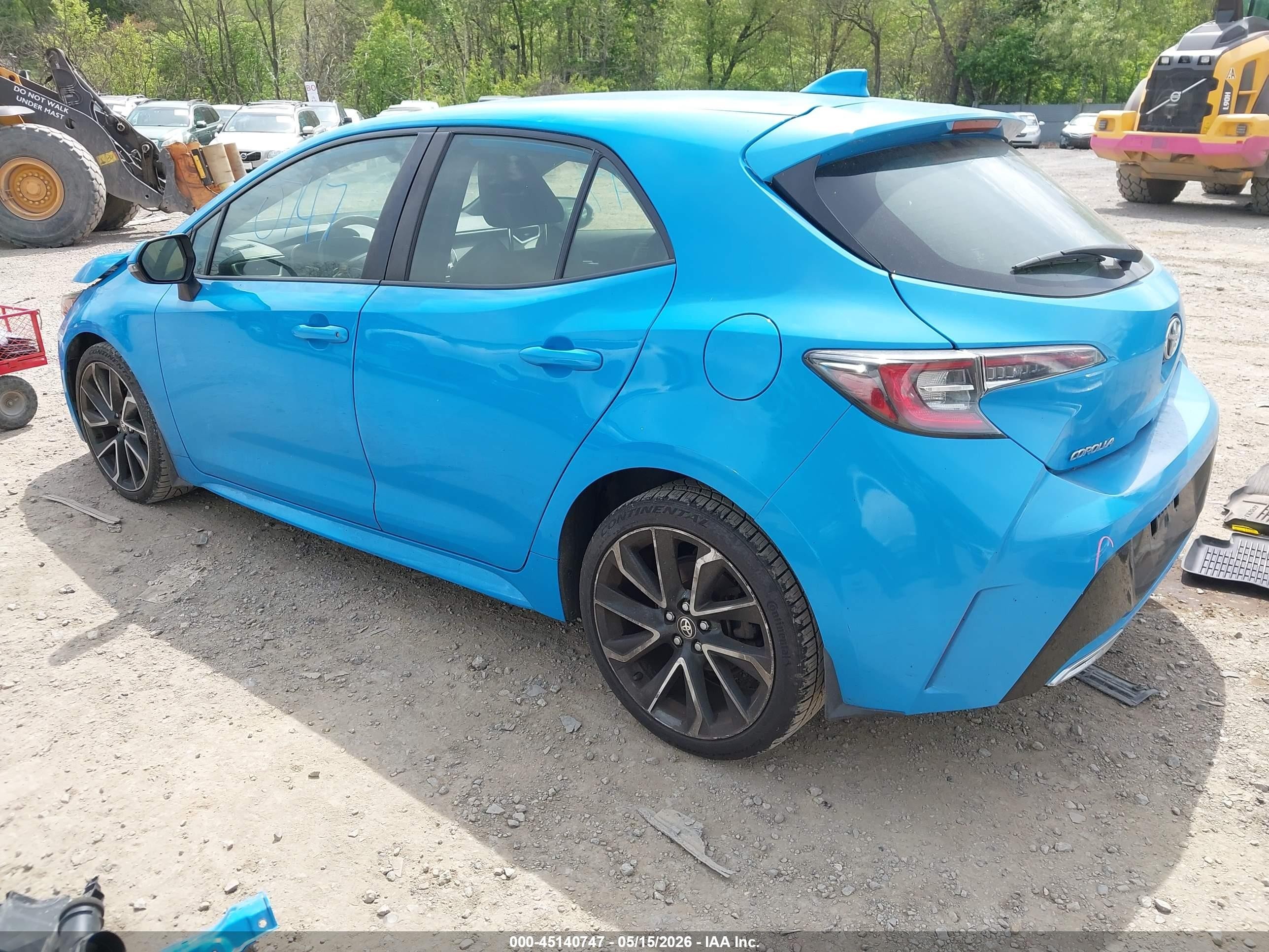 2021 Toyota Corolla Xse Blue vin: JTNC4MBE9M3108666