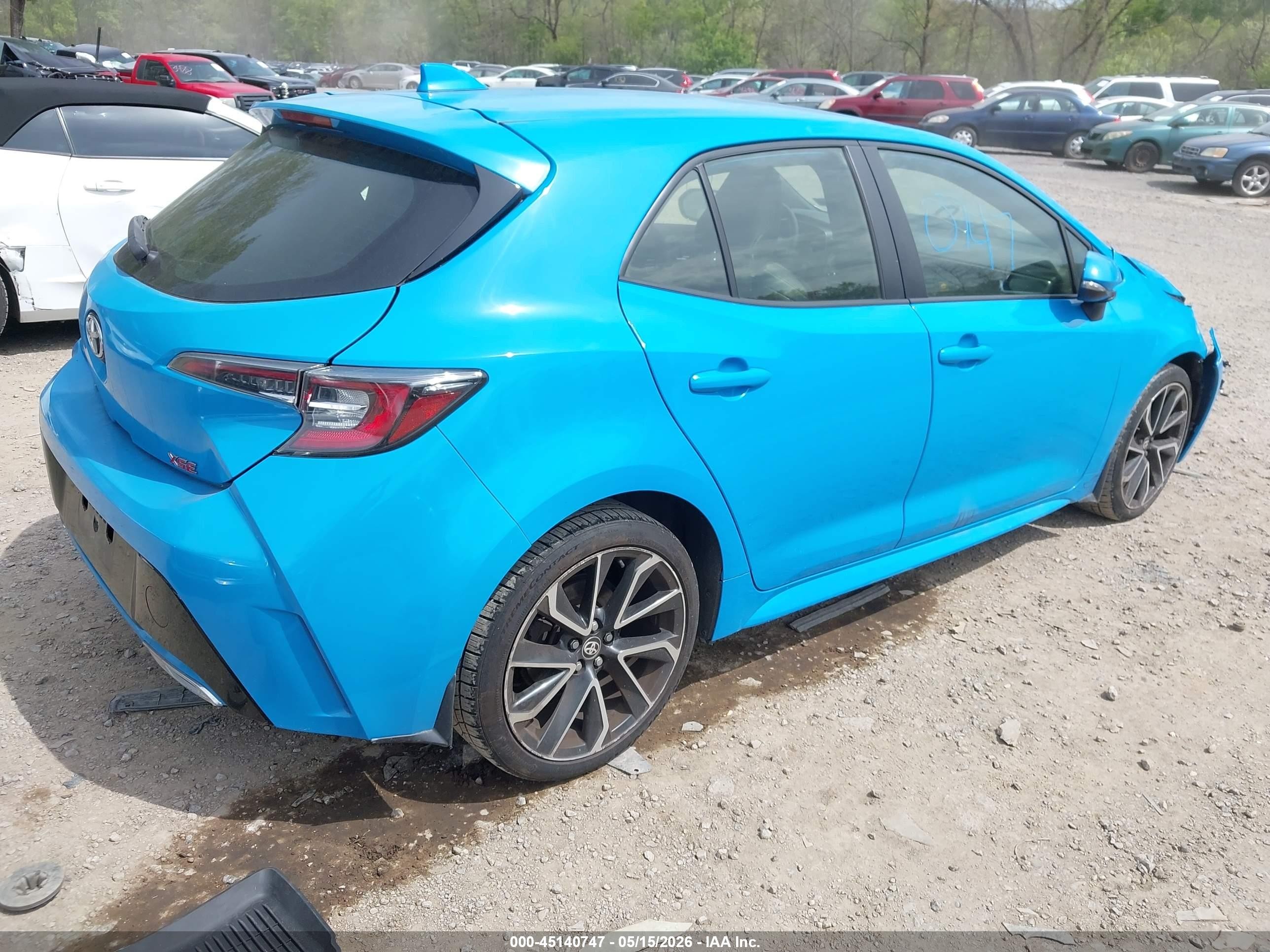 2021 Toyota Corolla Xse Blue vin: JTNC4MBE9M3108666
