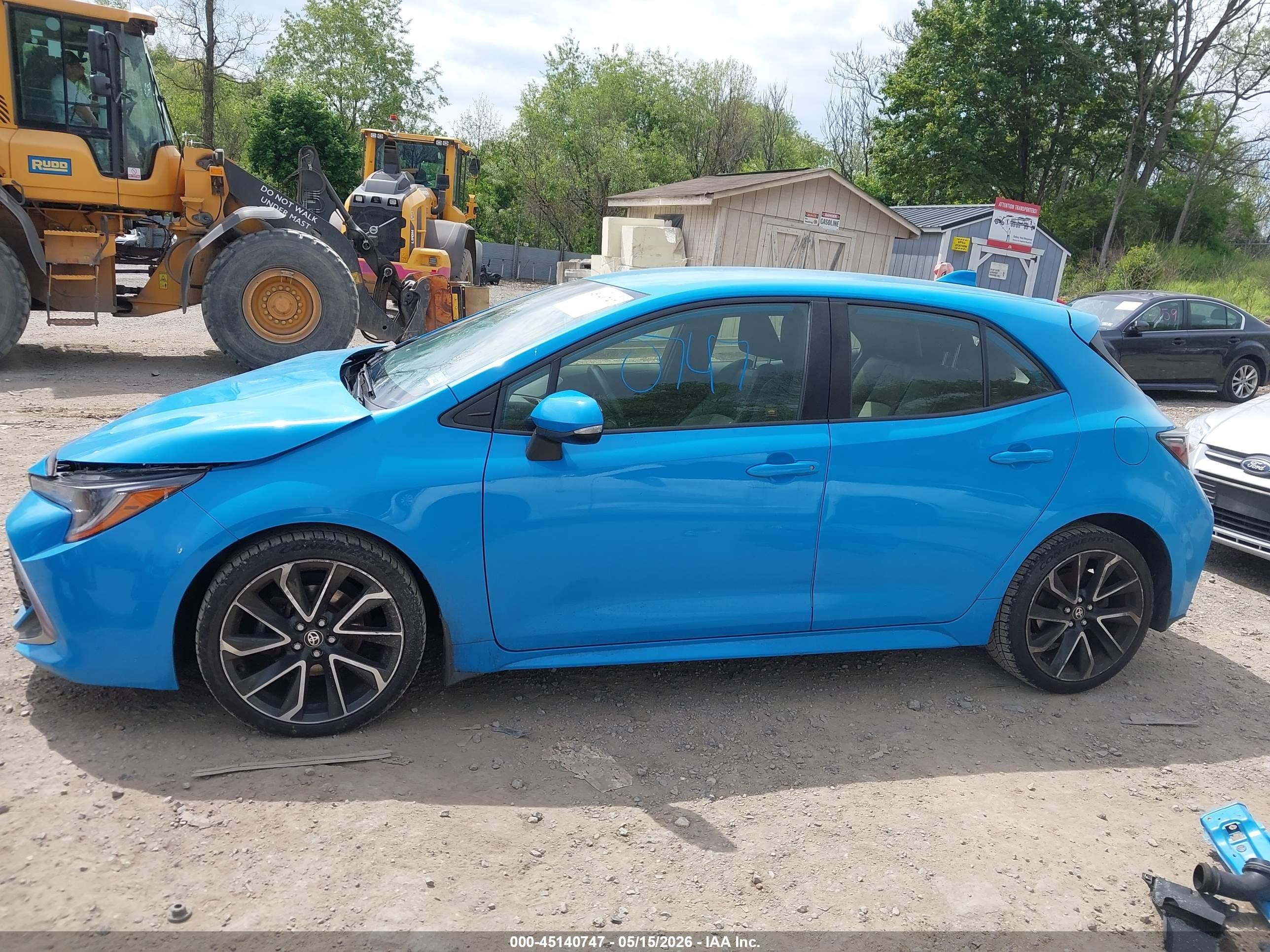 2021 Toyota Corolla Xse Blue vin: JTNC4MBE9M3108666