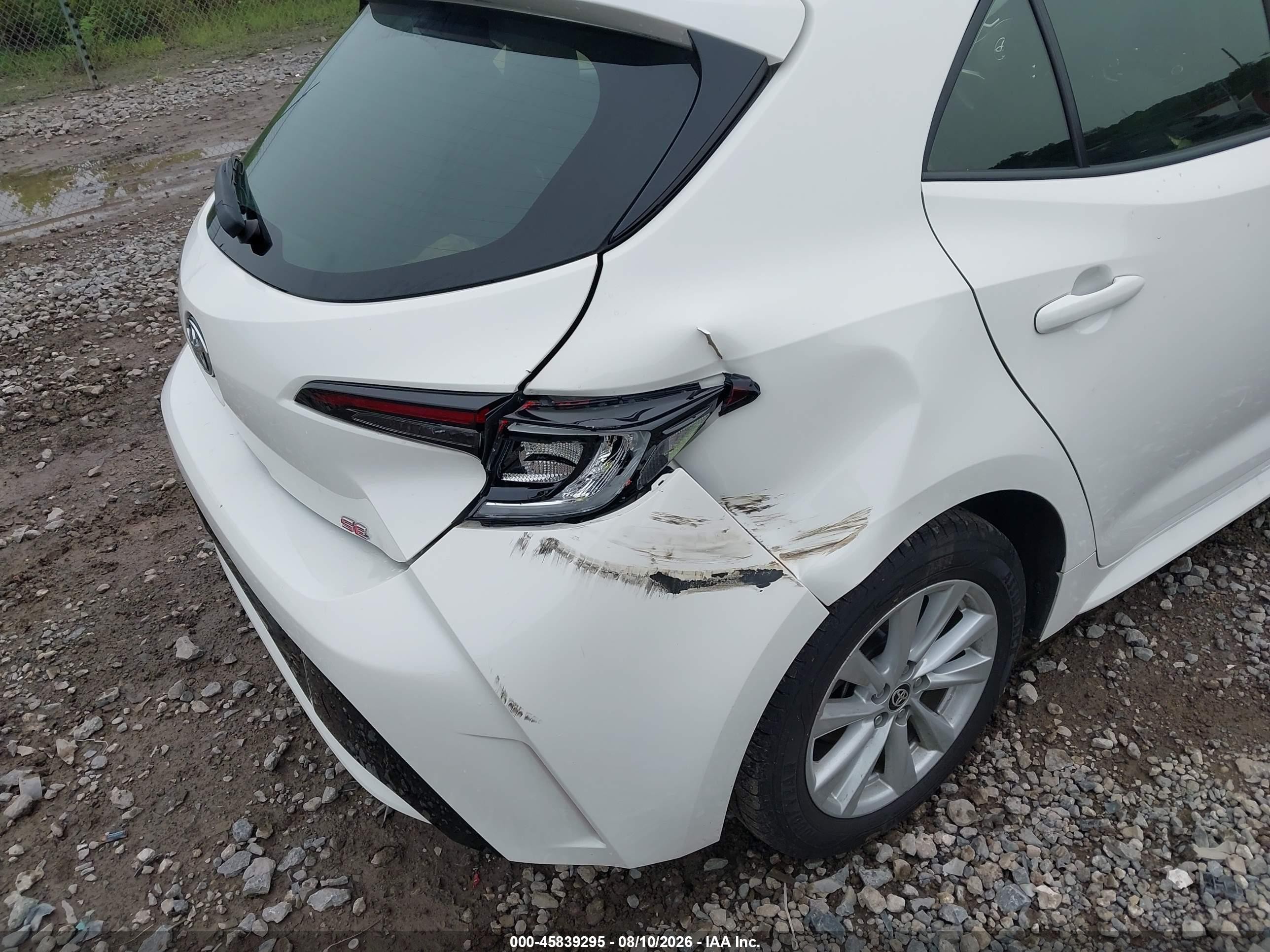 2024 Toyota Corolla Se Белый vin: JTND4MBE1R3217876