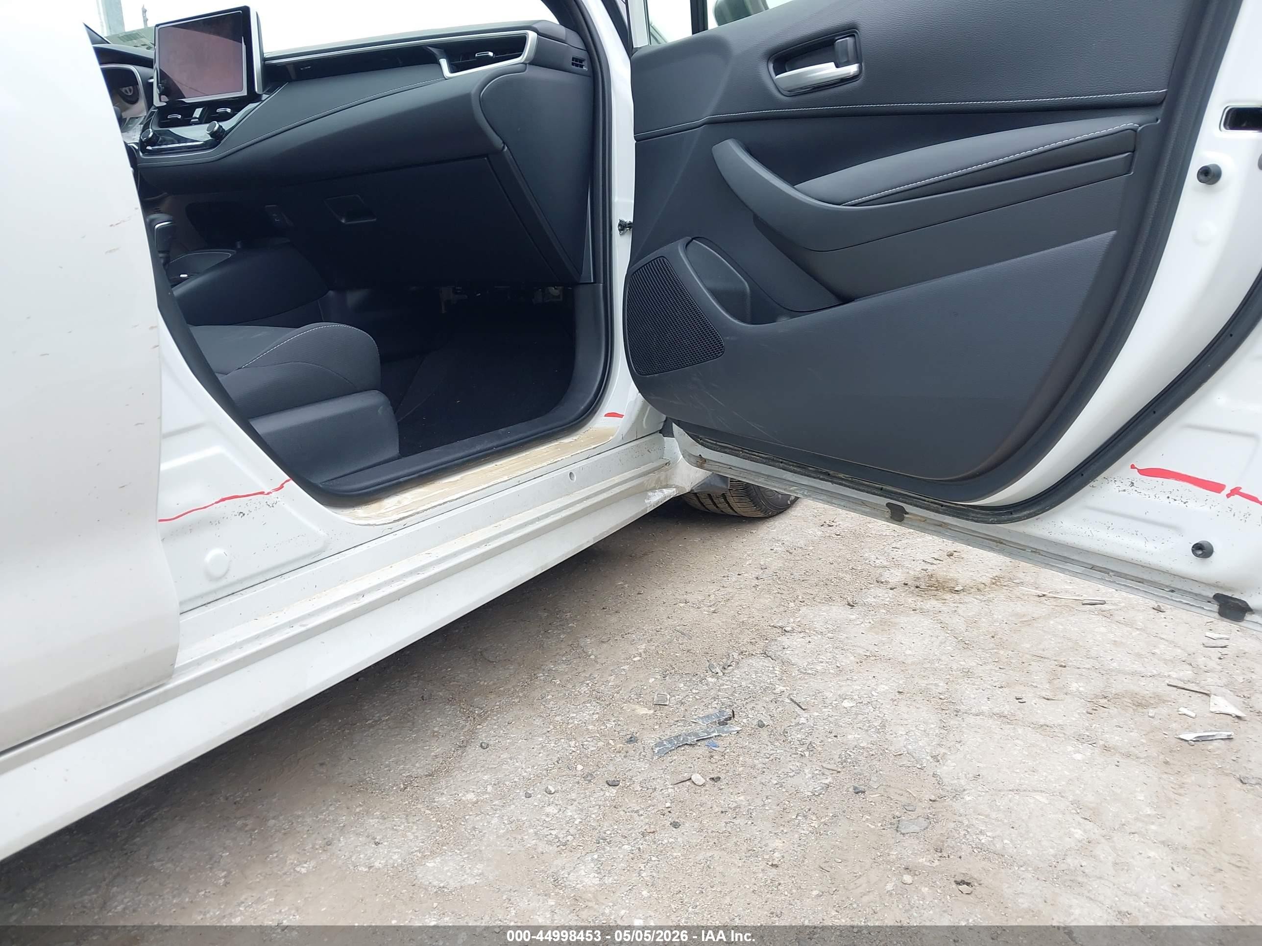 2025 Toyota Corolla Se White vin: JTND4MBE1S3236997