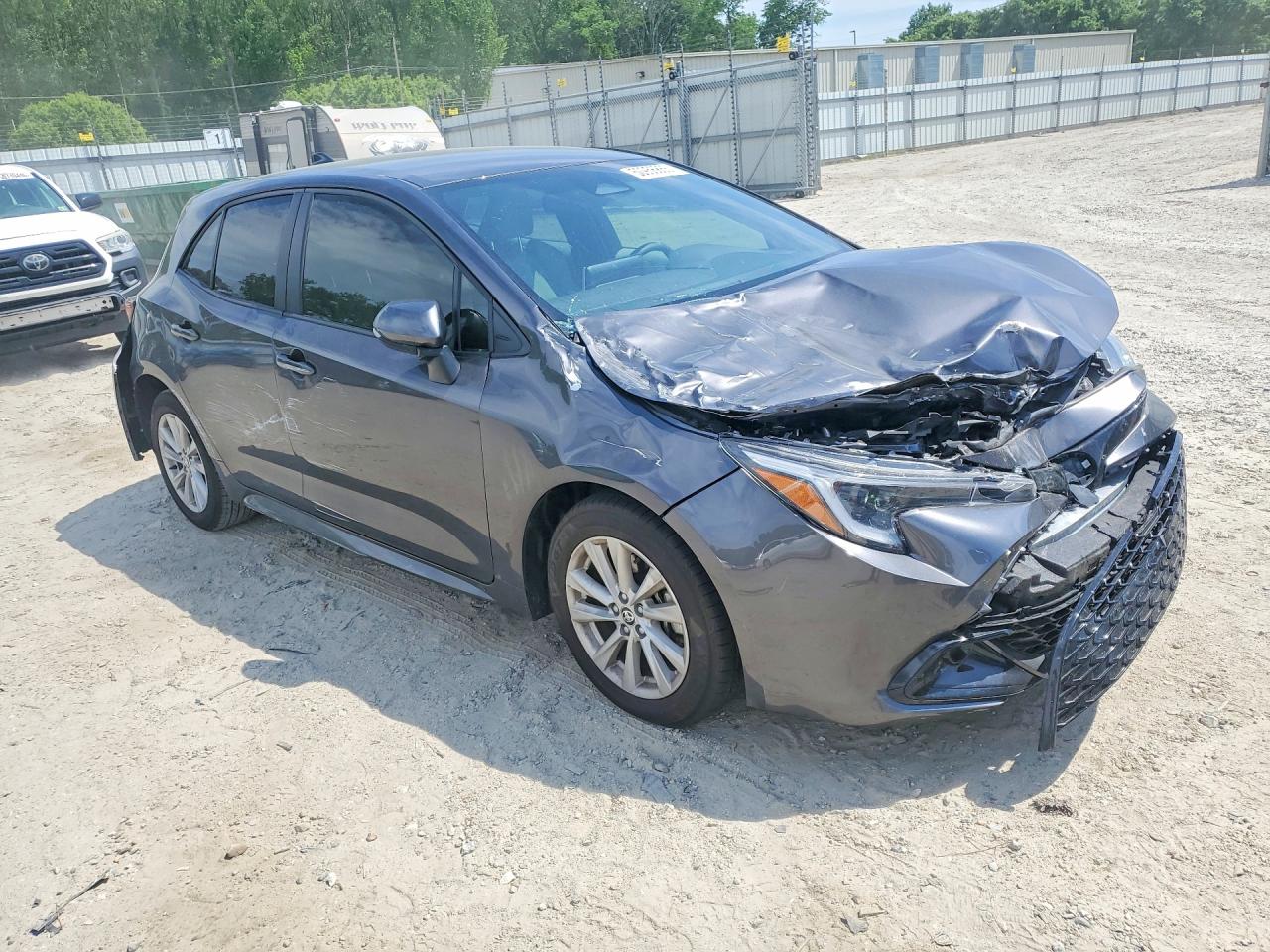 2025 Toyota Corolla Hatchback Se Gray vin: JTND4MBE1S3251600