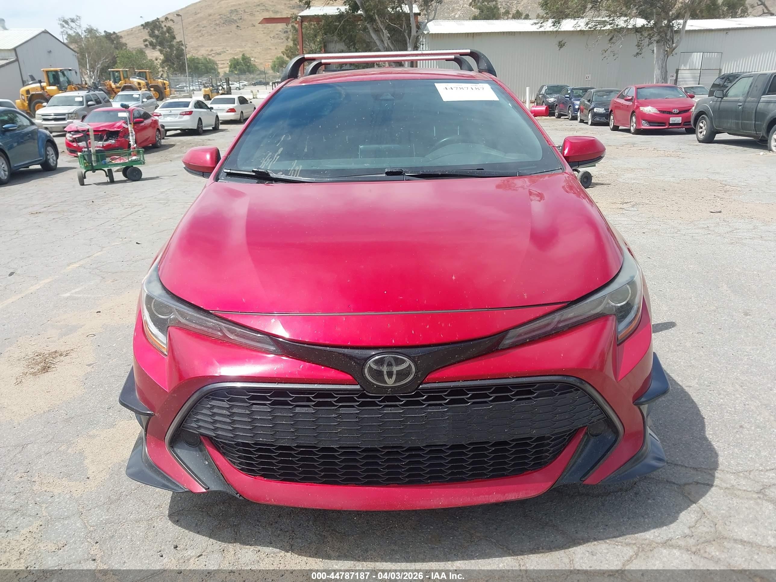 2021 Toyota Corolla Se Red vin: JTND4MBE3M3106593