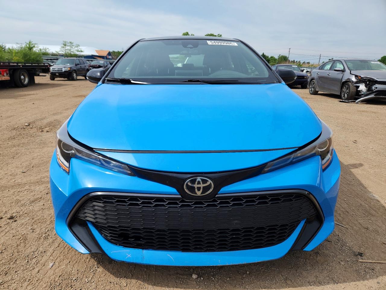 2021 Toyota Corolla Hatchback Se Blue vin: JTND4MBE3M3132711