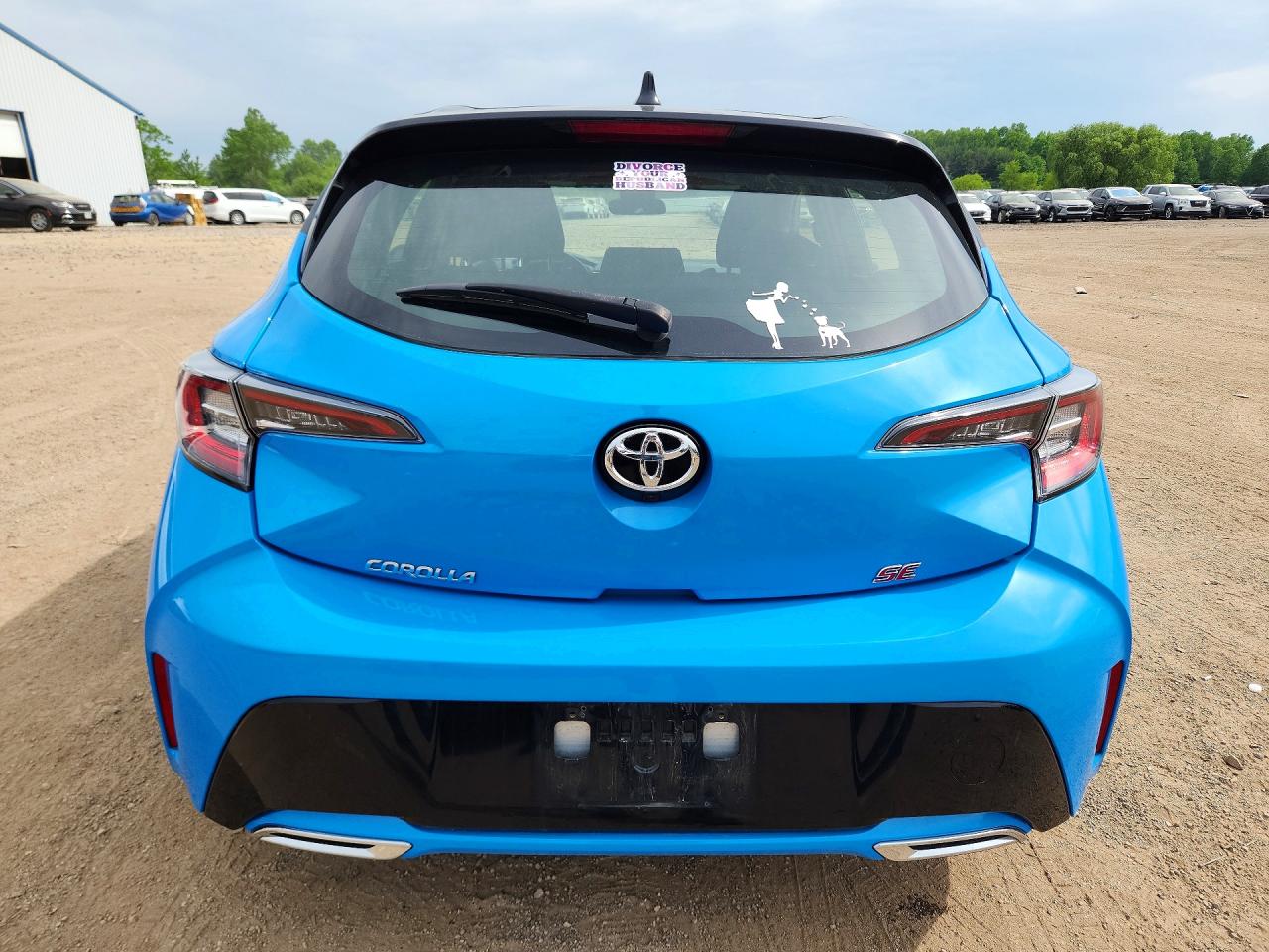 2021 Toyota Corolla Hatchback Se Blue vin: JTND4MBE3M3132711