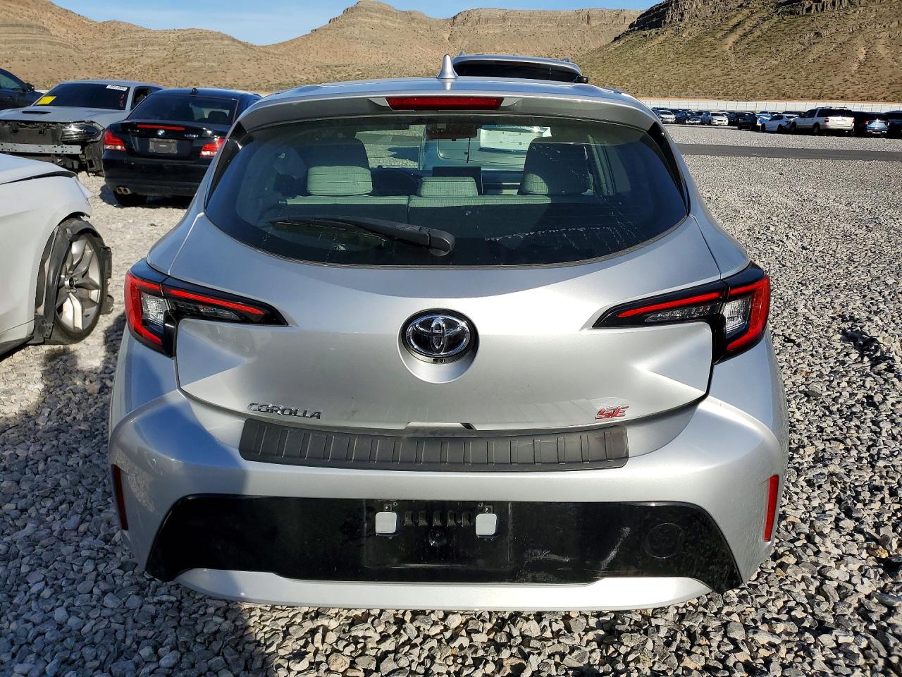 2023 Toyota Corolla Hatchback Se Silver vin: JTND4MBE3P3206990
