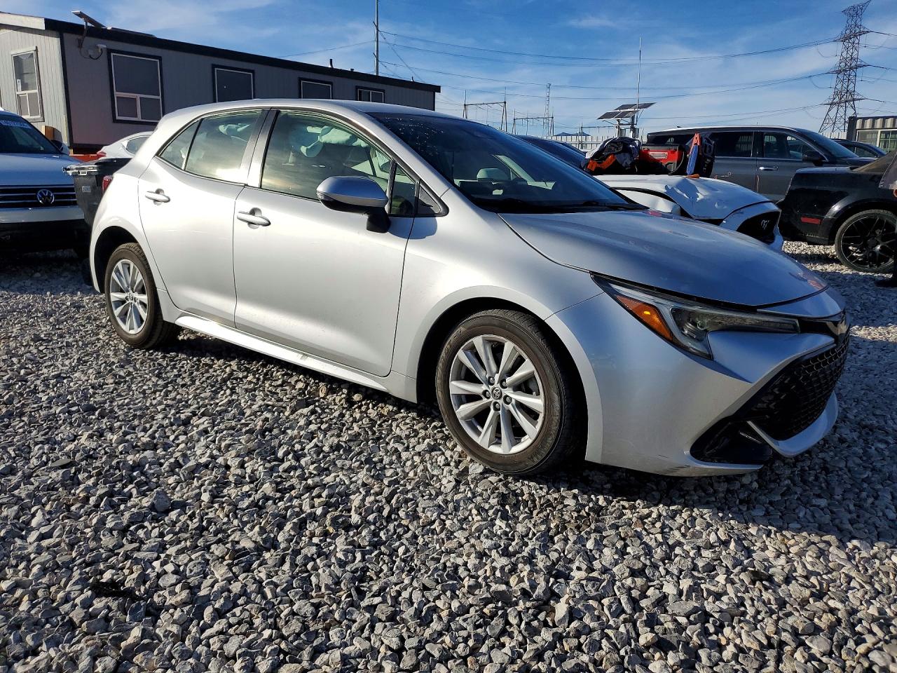 2023 Toyota Corolla Hatchback Se Silver vin: JTND4MBE3P3206990
