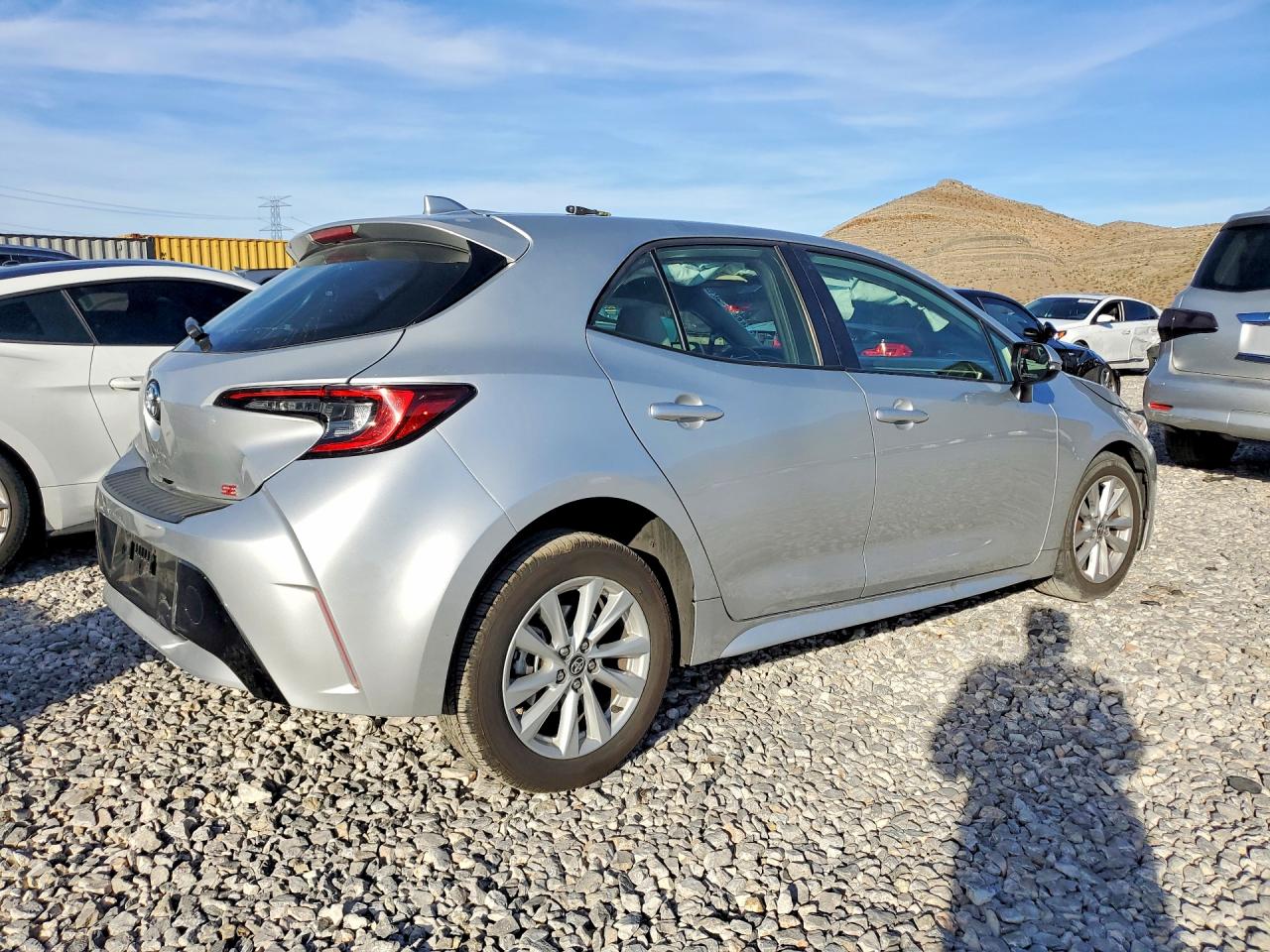 2023 Toyota Corolla Hatchback Se Silver vin: JTND4MBE3P3206990