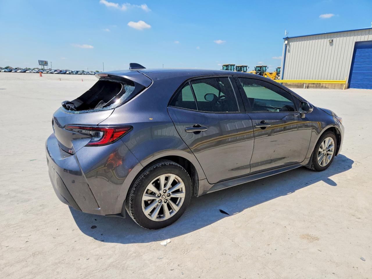 2023 Toyota Corolla Hatchback Se Gray vin: JTND4MBE3P3207038