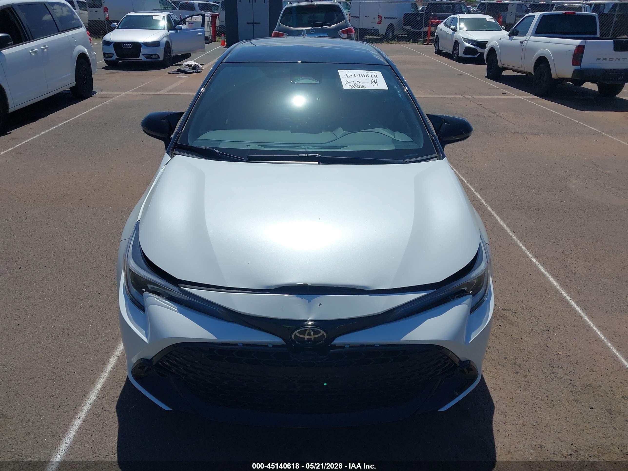 2024 Toyota Corolla Nightshade Edition White vin: JTND4MBE4R3219329