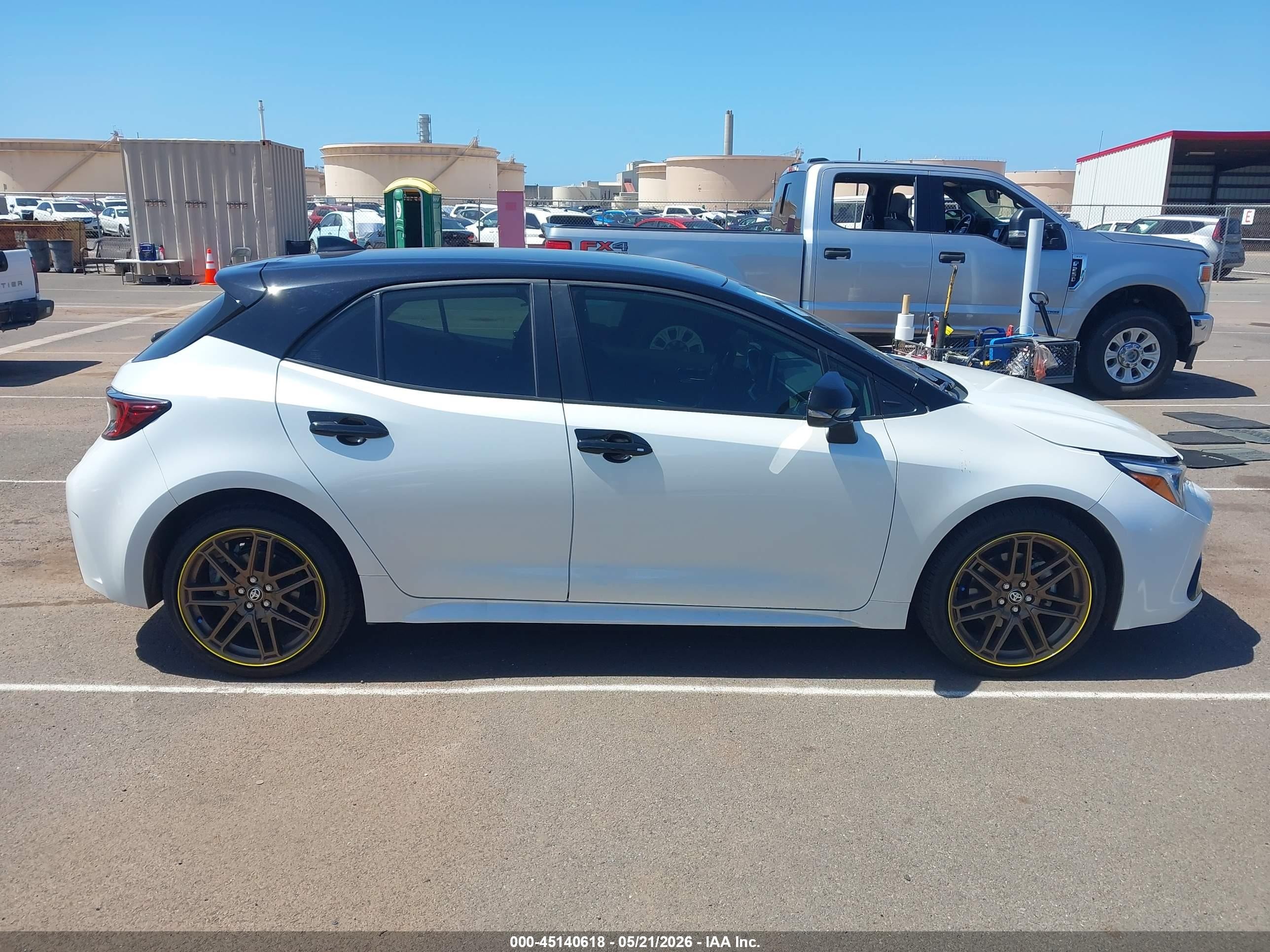 2024 Toyota Corolla Nightshade Edition White vin: JTND4MBE4R3219329