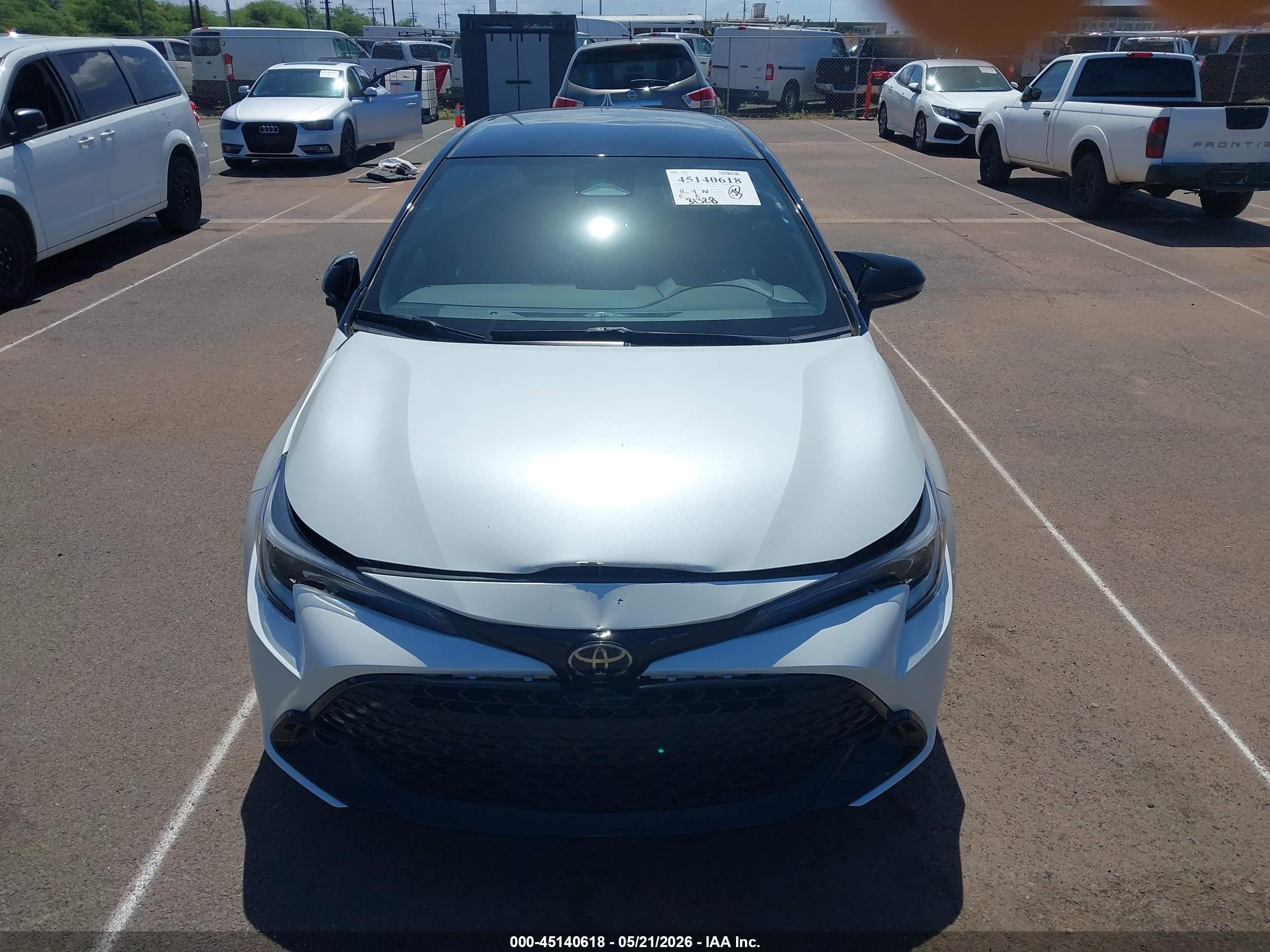 2024 Toyota Corolla Nightshade Edition White vin: JTND4MBE4R3219329
