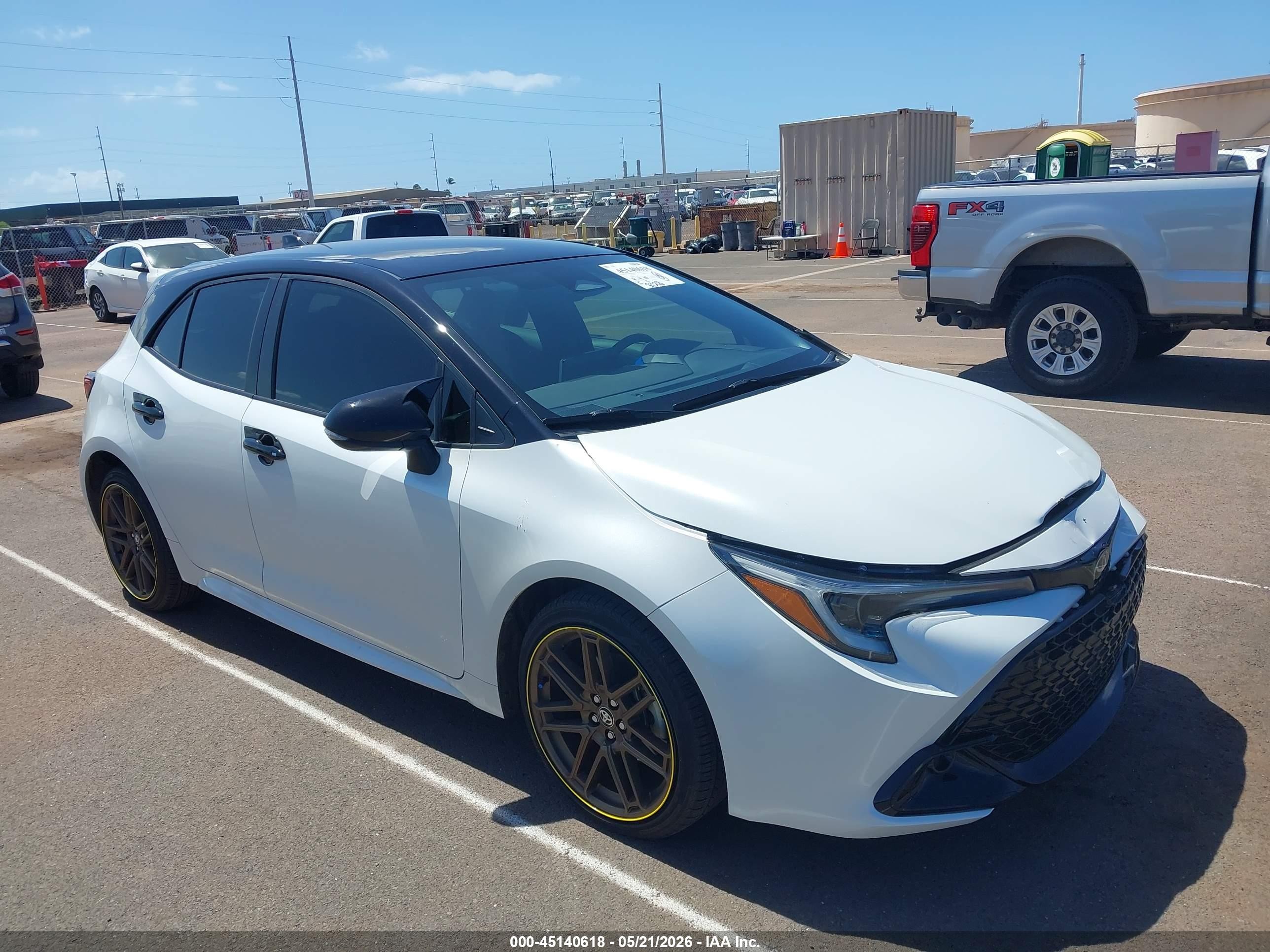 2024 Toyota Corolla Nightshade Edition White vin: JTND4MBE4R3219329