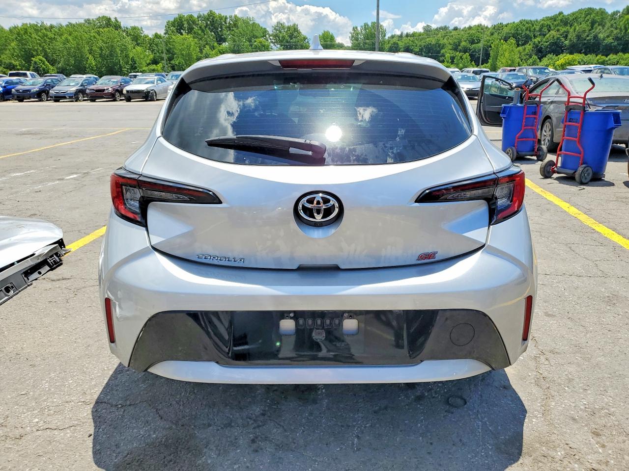 2025 Toyota Corolla Hatchback Se Silver vin: JTND4MBE4S3241904