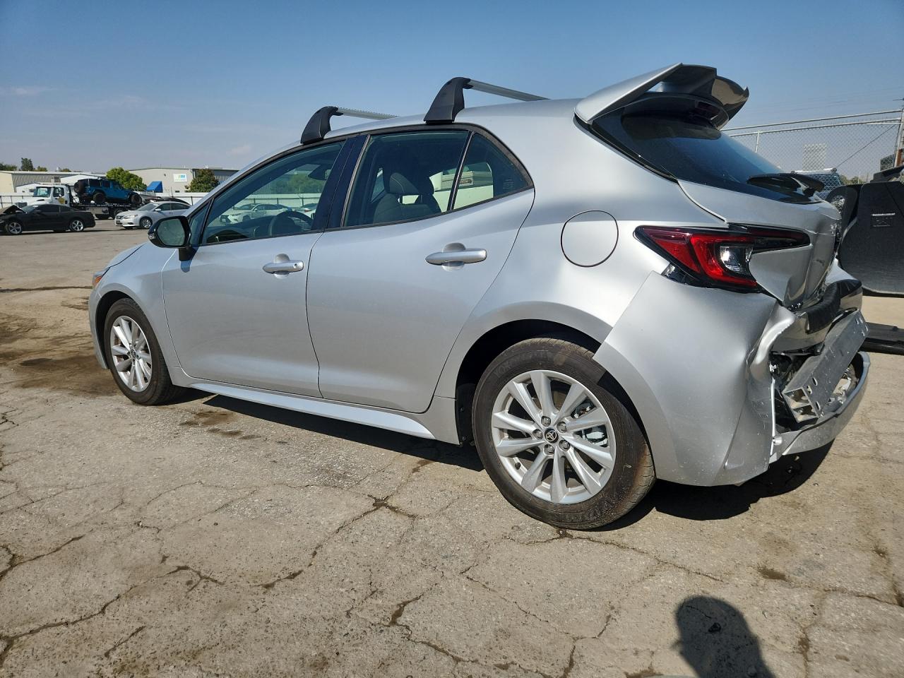 2026 Toyota Corolla Hatchback Se Silver vin: JTND4MBE4T3263161 Damage: Left Qtr Panel, Dent(S) W/ Paint Dmg, > 12 Inches