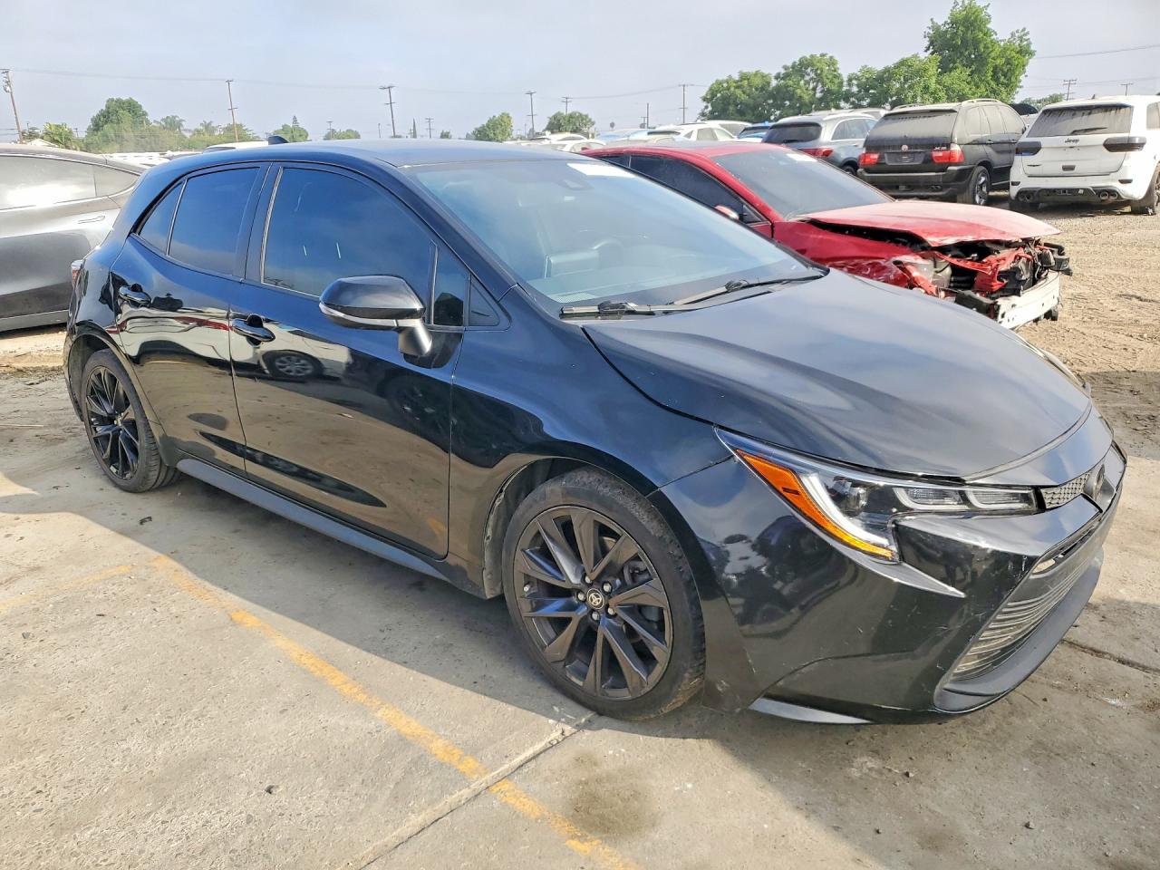 2021 Toyota Corolla Hatchback Se Nightshade Edition Black vin: JTND4MBE5M3129485