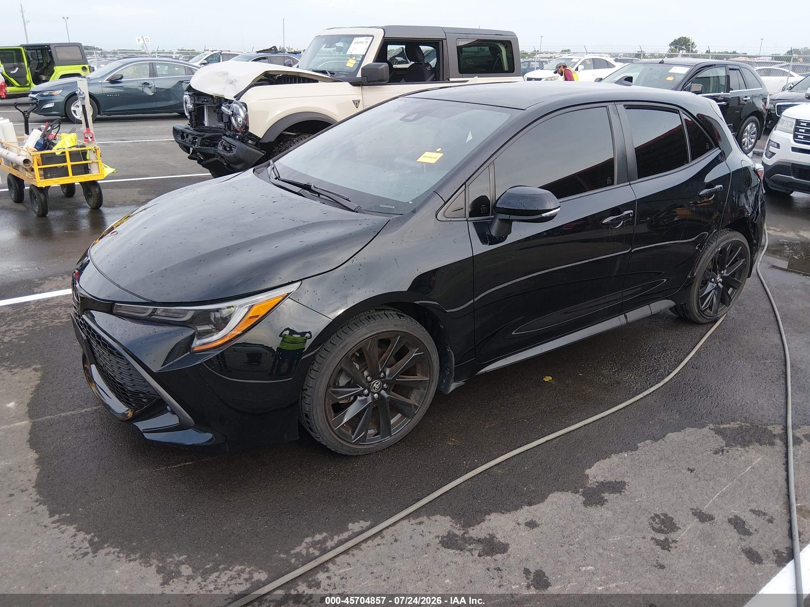 2022 Toyota Corolla Se Nightshade Edition Черный vin: JTND4MBE5N3165226