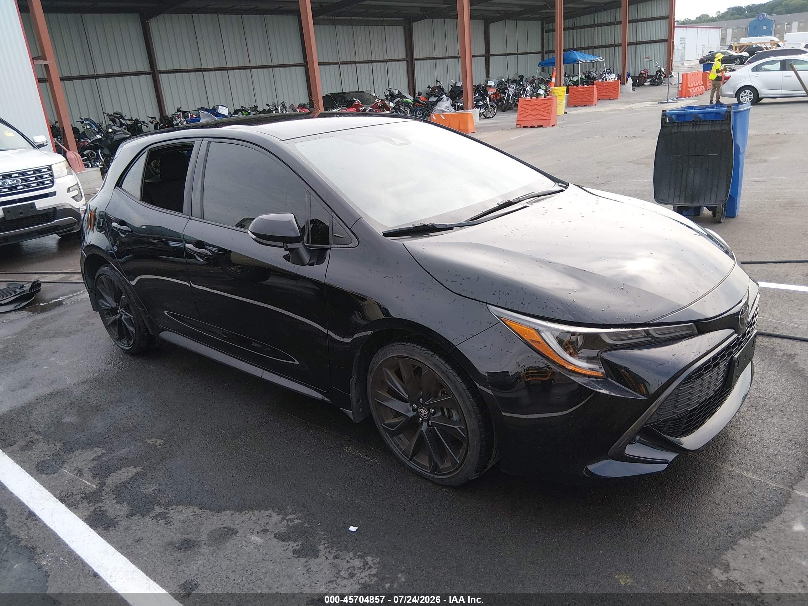 2022 Toyota Corolla Se Nightshade Edition Черный vin: JTND4MBE5N3165226