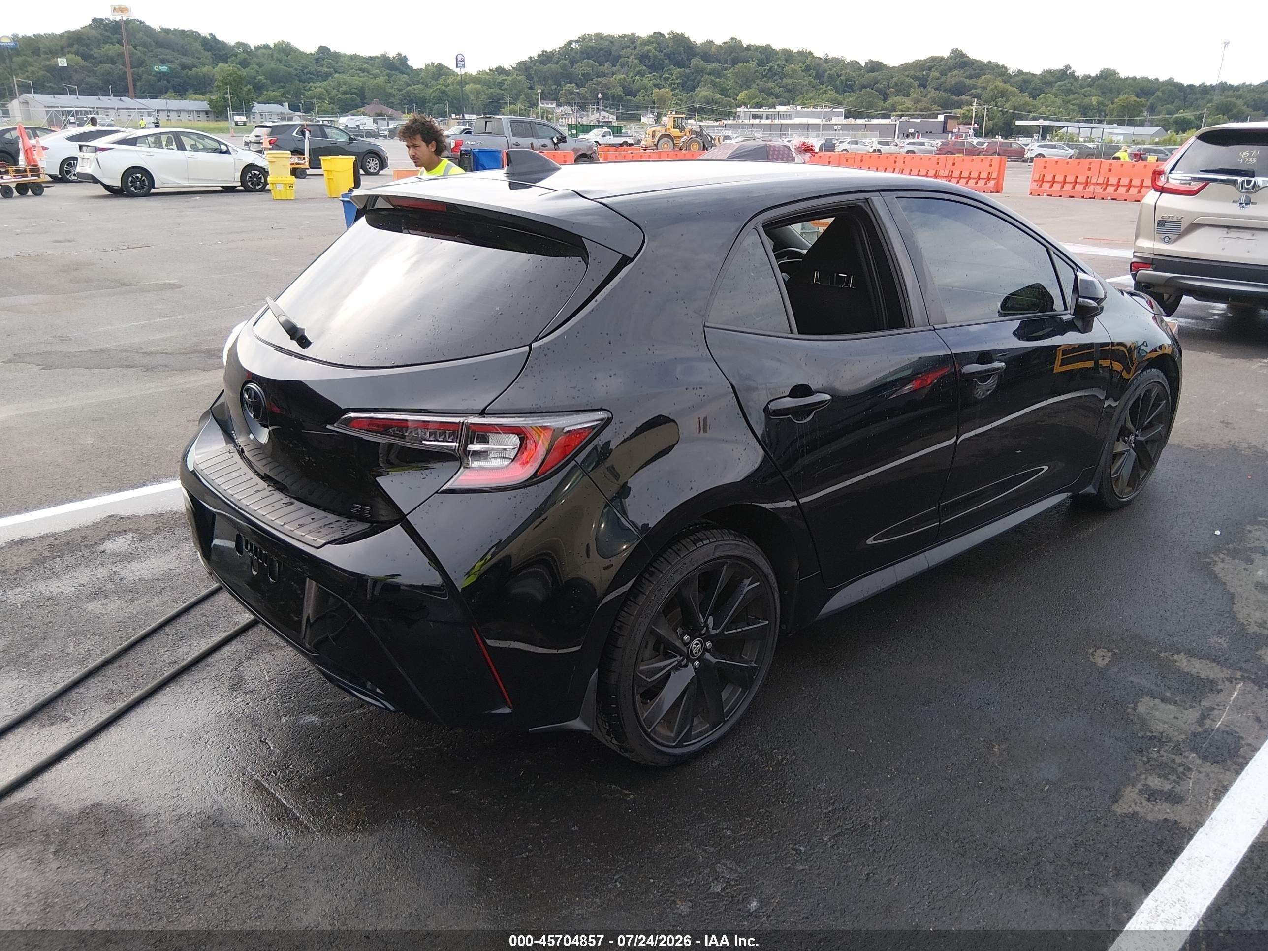 2022 Toyota Corolla Se Nightshade Edition Черный vin: JTND4MBE5N3165226