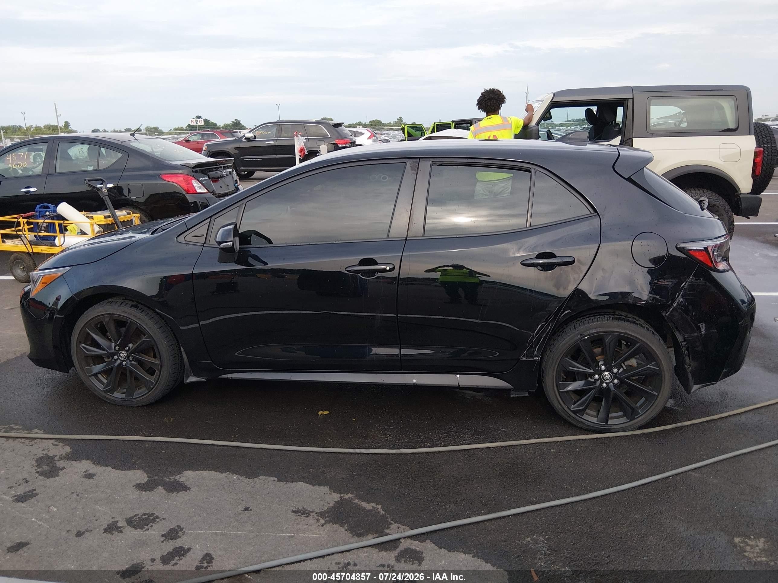 2022 Toyota Corolla Se Nightshade Edition Черный vin: JTND4MBE5N3165226