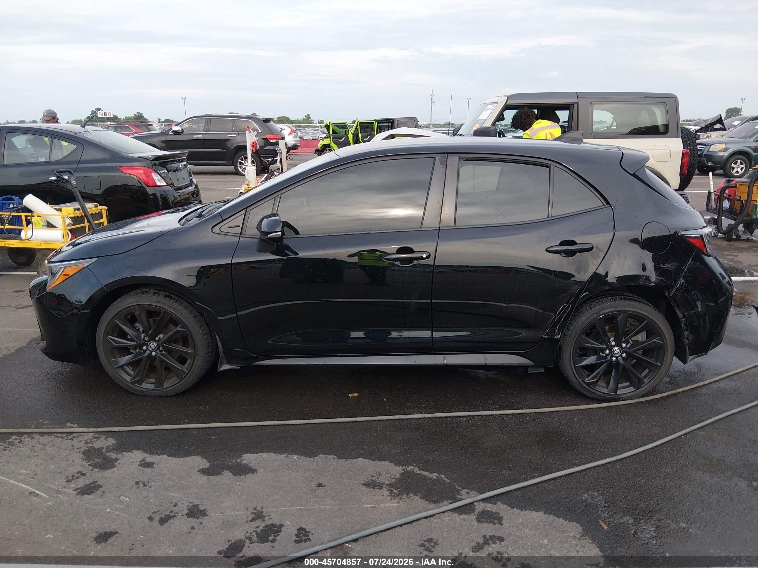 2022 Toyota Corolla Se Nightshade Edition Черный vin: JTND4MBE5N3165226
