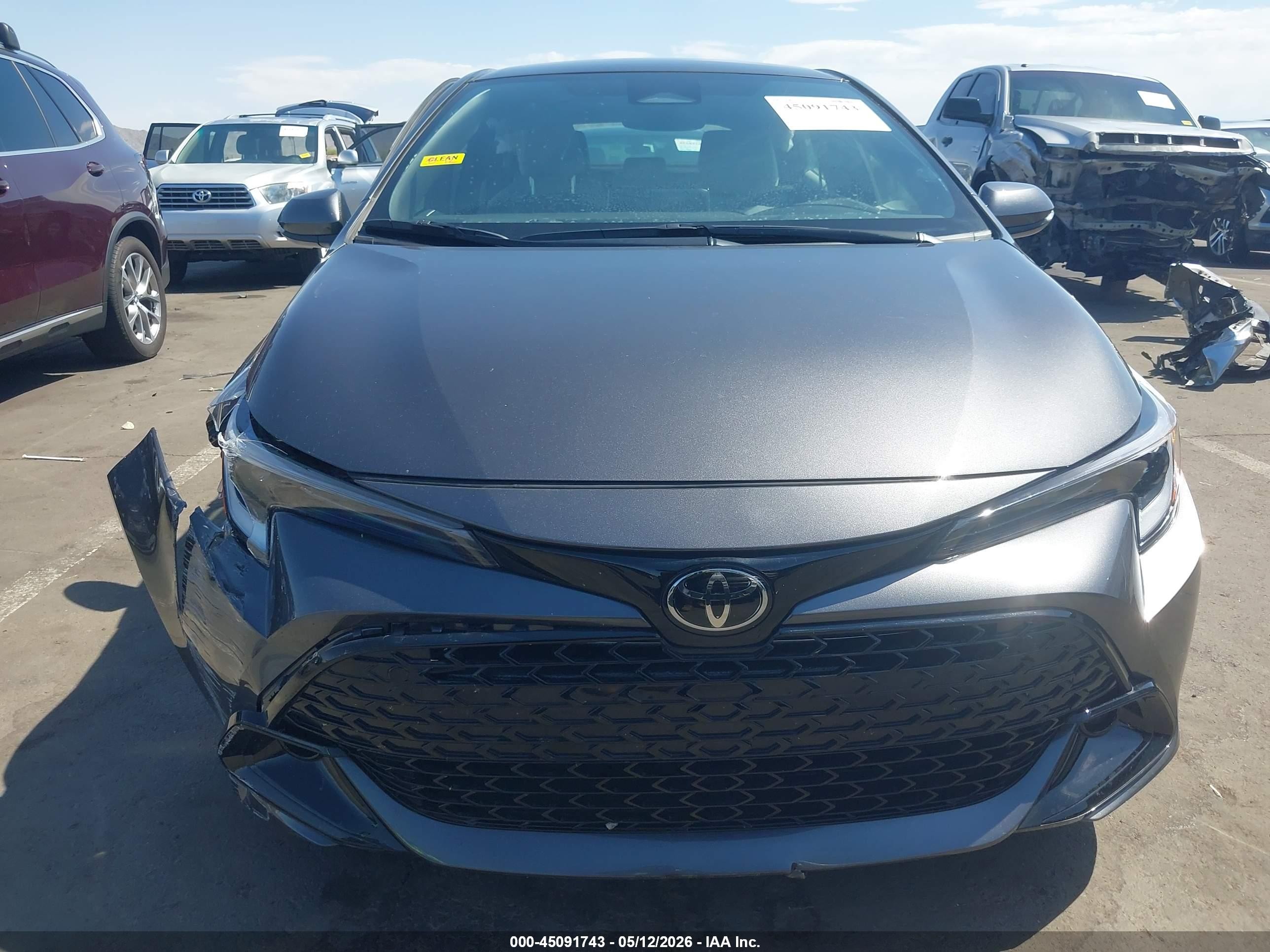 2024 Toyota Corolla Se Gray vin: JTND4MBE5R3226547