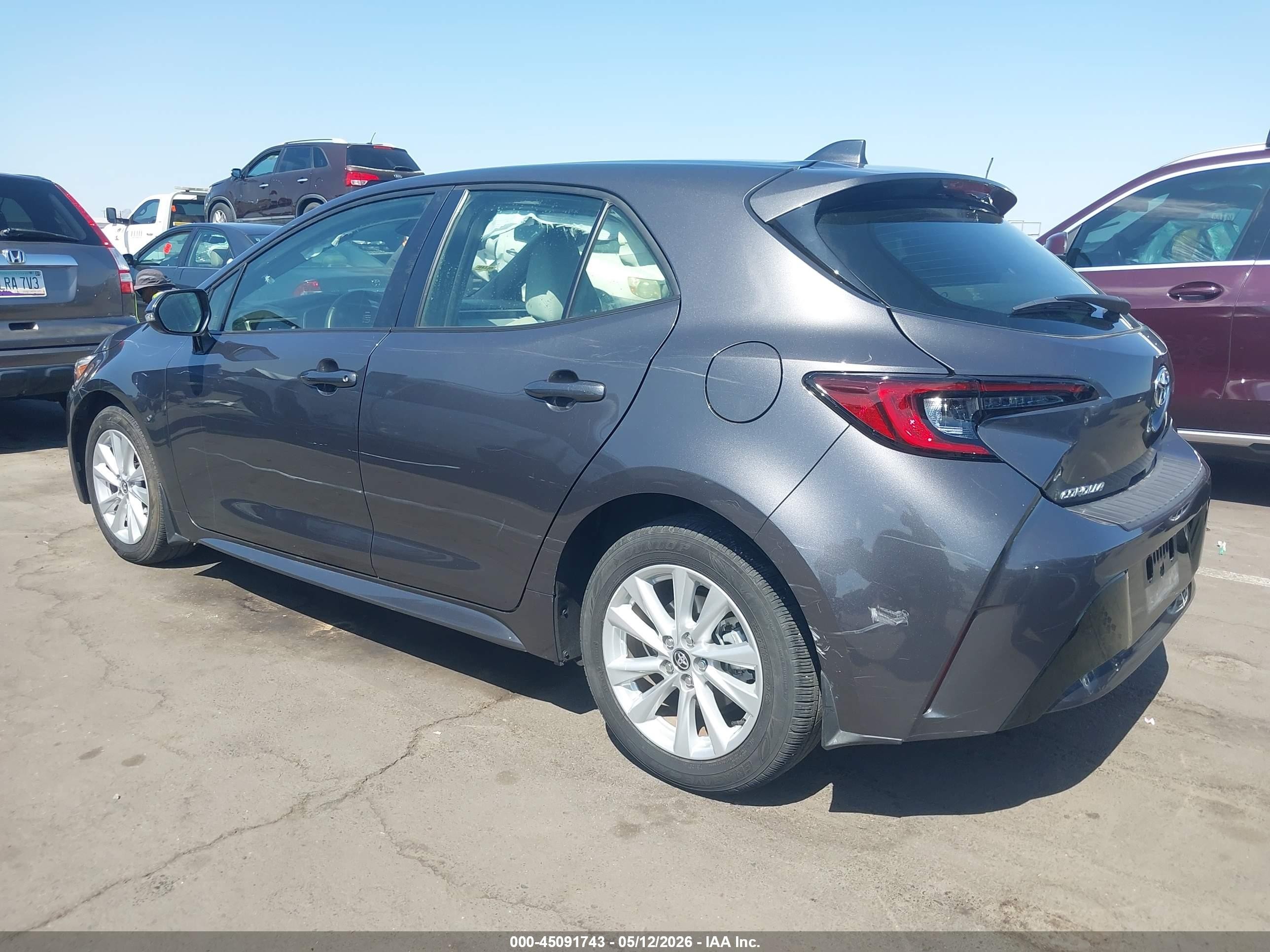 2024 Toyota Corolla Se Gray vin: JTND4MBE5R3226547