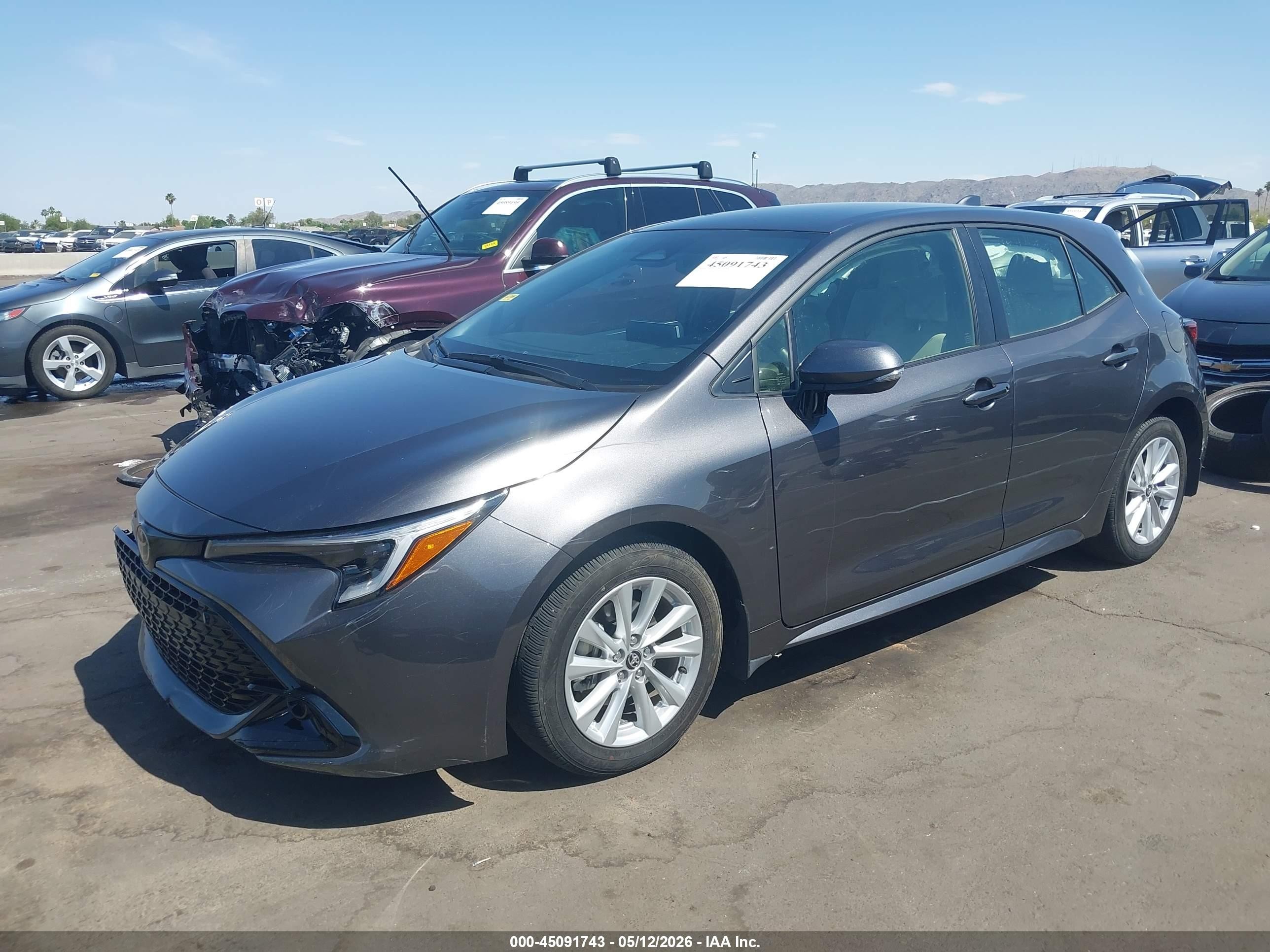 2024 Toyota Corolla Se Gray vin: JTND4MBE5R3226547