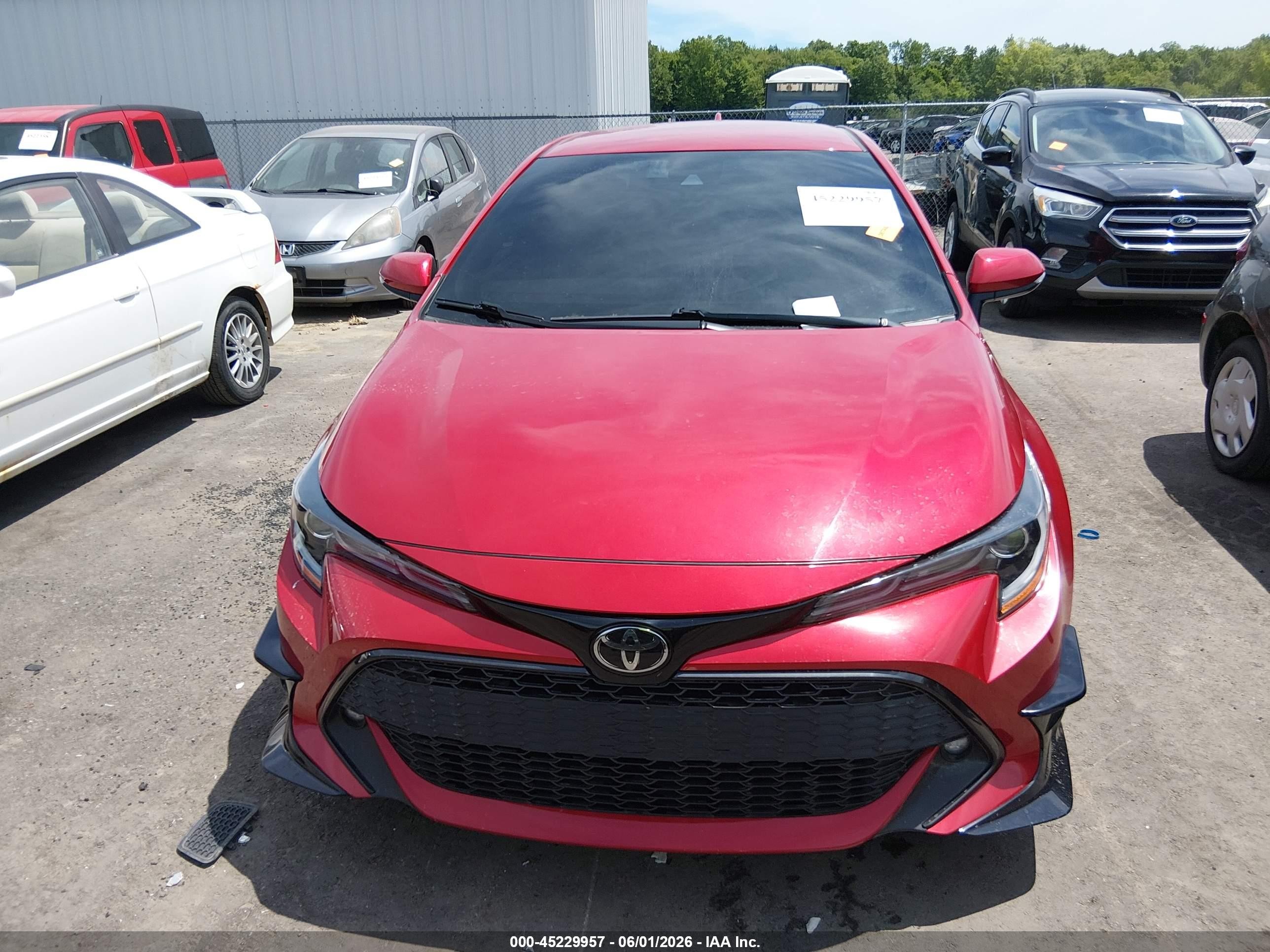 2021 Toyota Corolla Se Red vin: JTND4MBE6M3109553