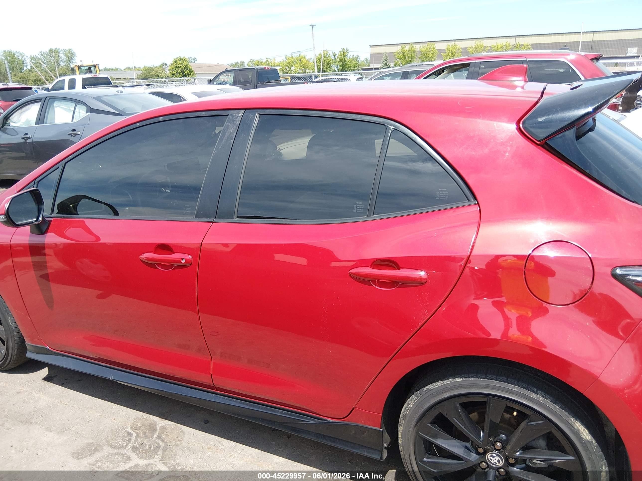 2021 Toyota Corolla Se Red vin: JTND4MBE6M3109553