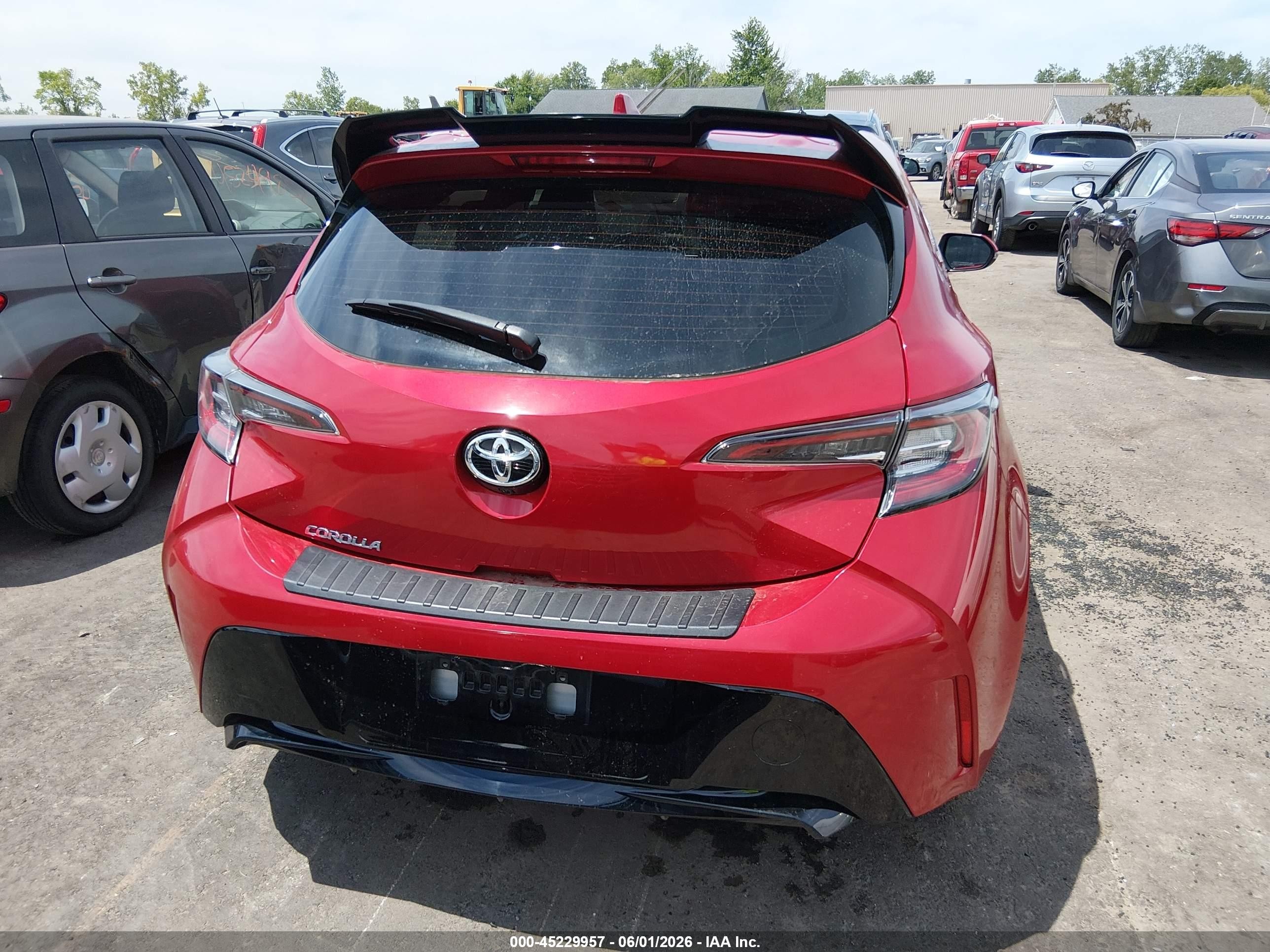 2021 Toyota Corolla Se Red vin: JTND4MBE6M3109553
