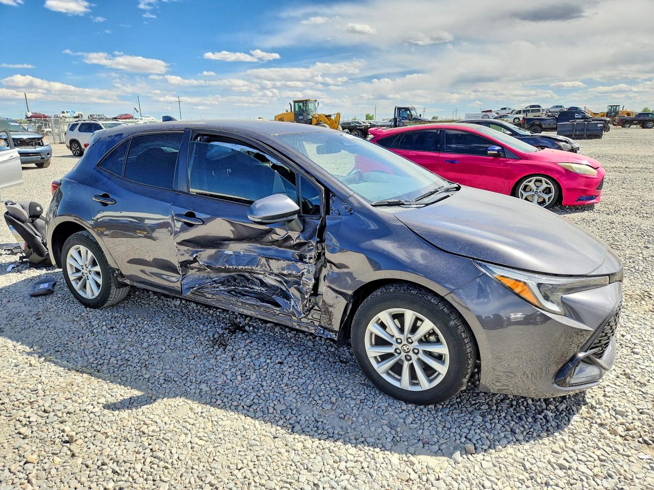 2024 Toyota Corolla Hatchback Se Gray vin: JTND4MBE7R3228297