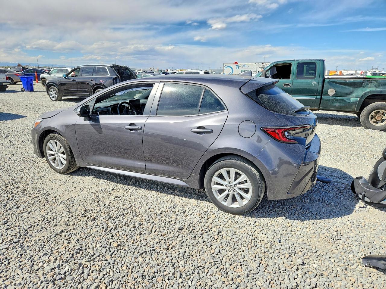 2024 Toyota Corolla Hatchback Se Gray vin: JTND4MBE7R3228297