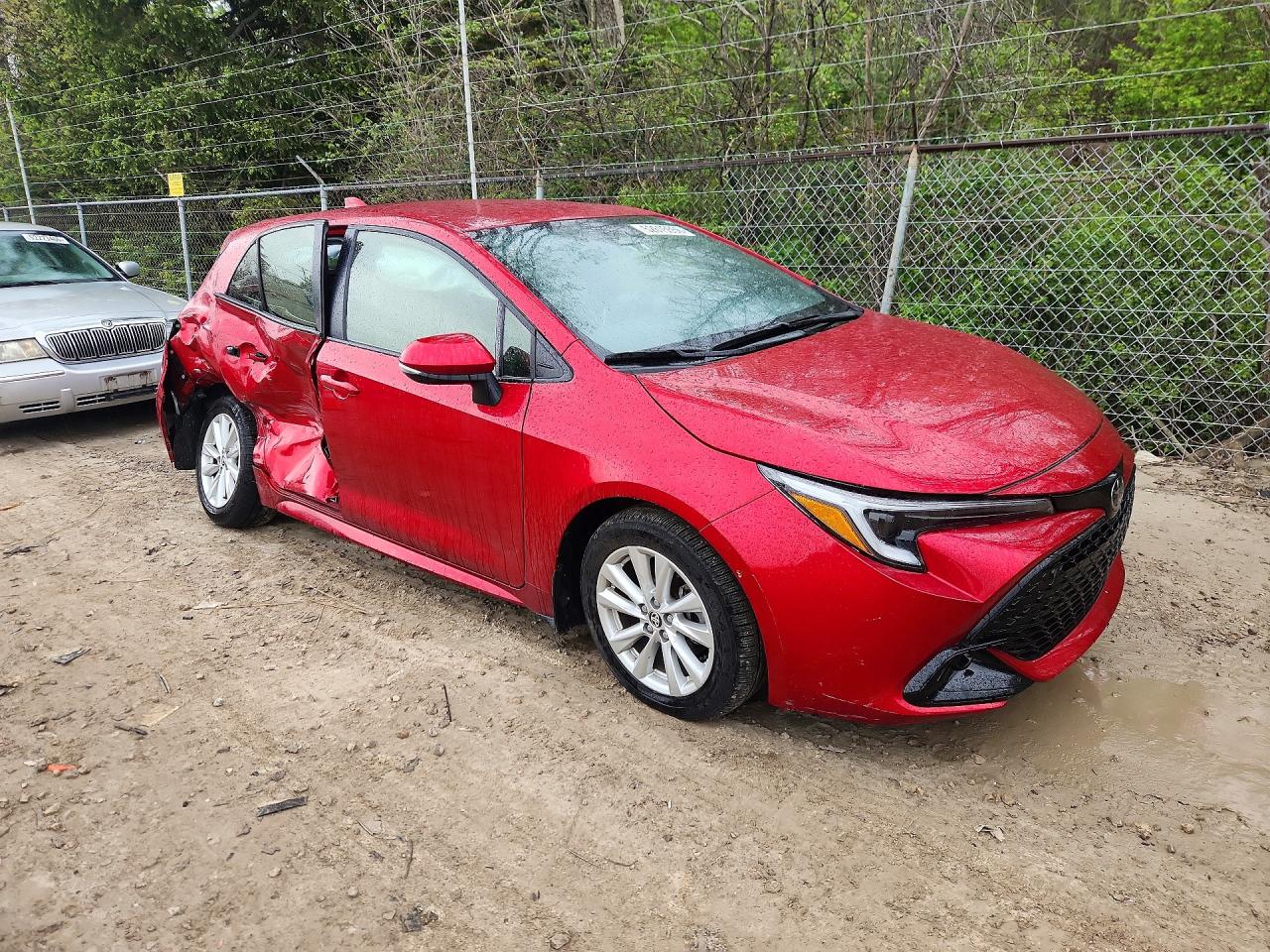 2024 Toyota Corolla Hatchback Se Red vin: JTND4MBEXR3231615