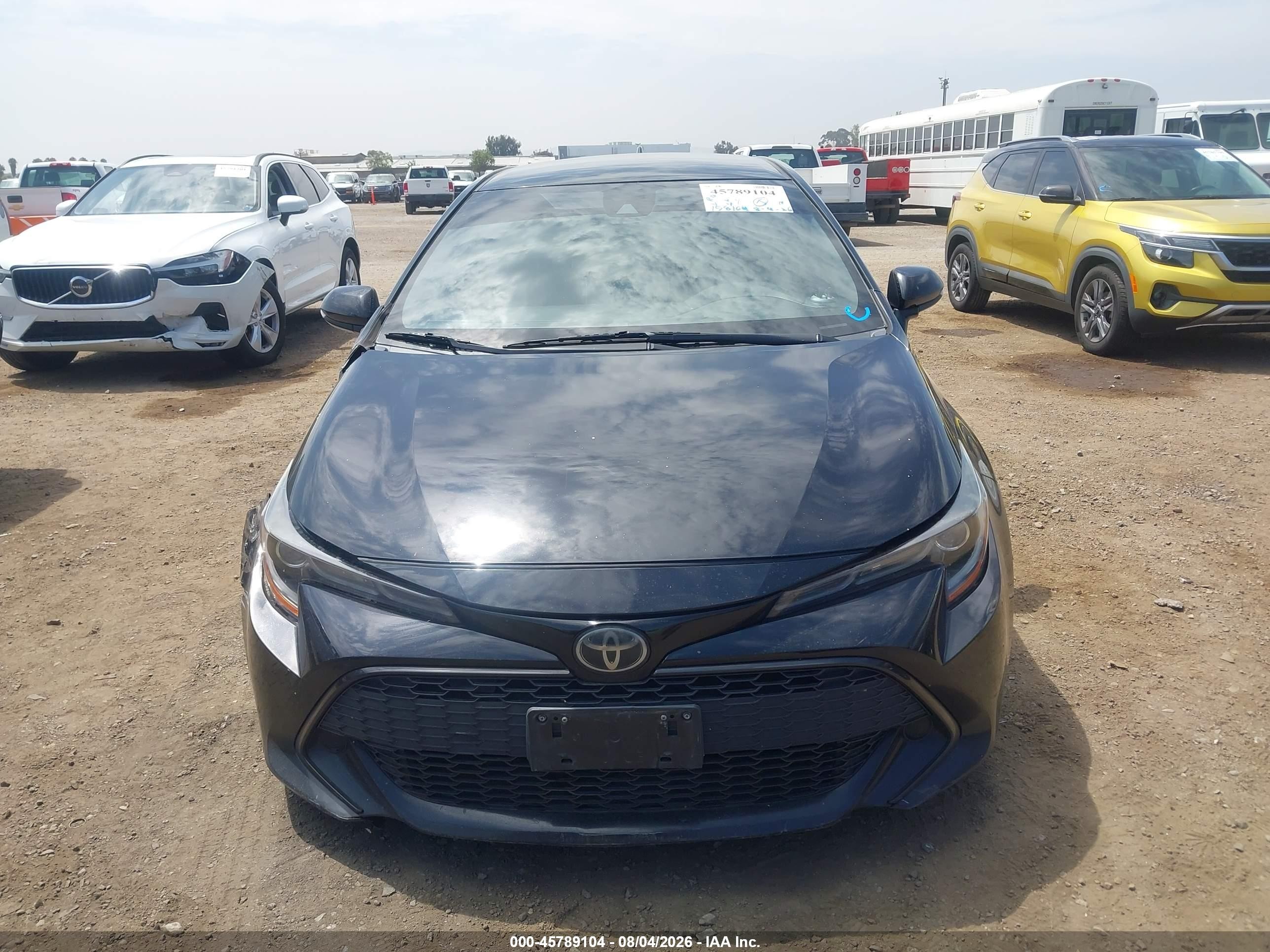2020 Toyota Corolla Se Black vin: JTND4RBE4L3083210